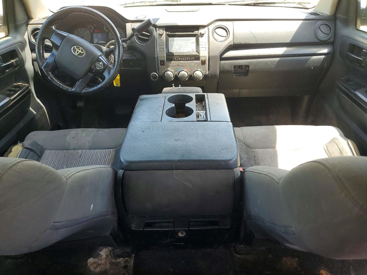 2014 Toyota Tundra Sr White vin: 5TFUM5F1XEX051491