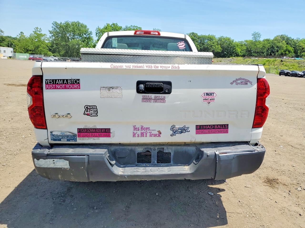 2014 Toyota Tundra Sr White vin: 5TFUM5F1XEX051491