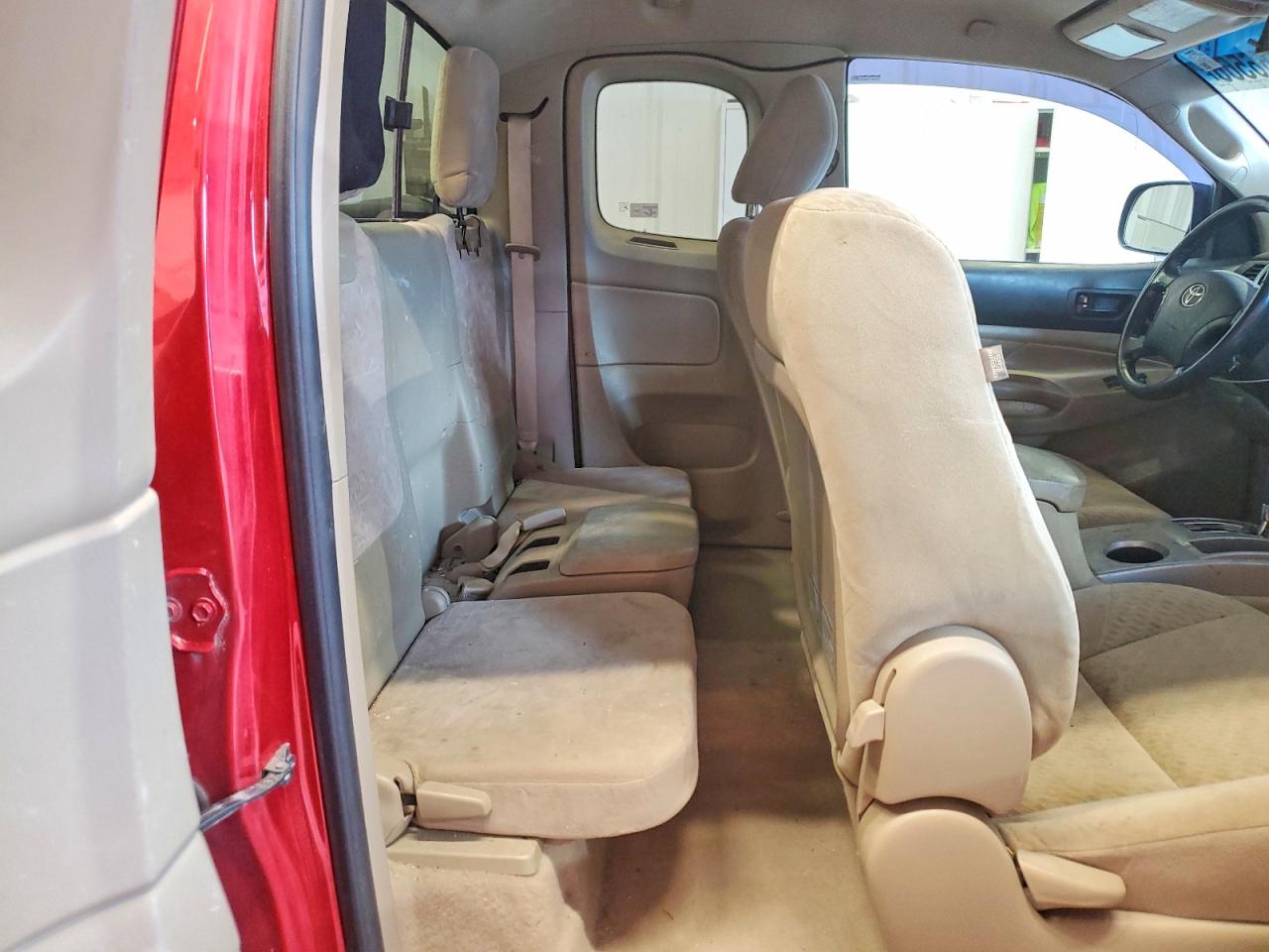 2011 Toyota Tacoma V6 Red vin: 5TFUU4EN0BX009096