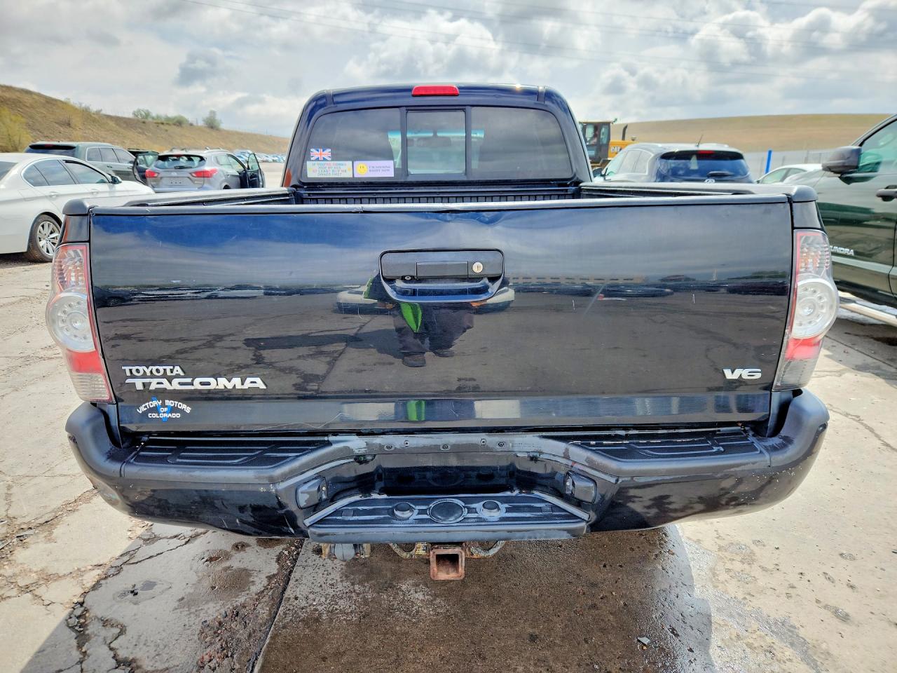 2011 Toyota Tacoma Access Cab Black vin: 5TFUU4EN0BX013178