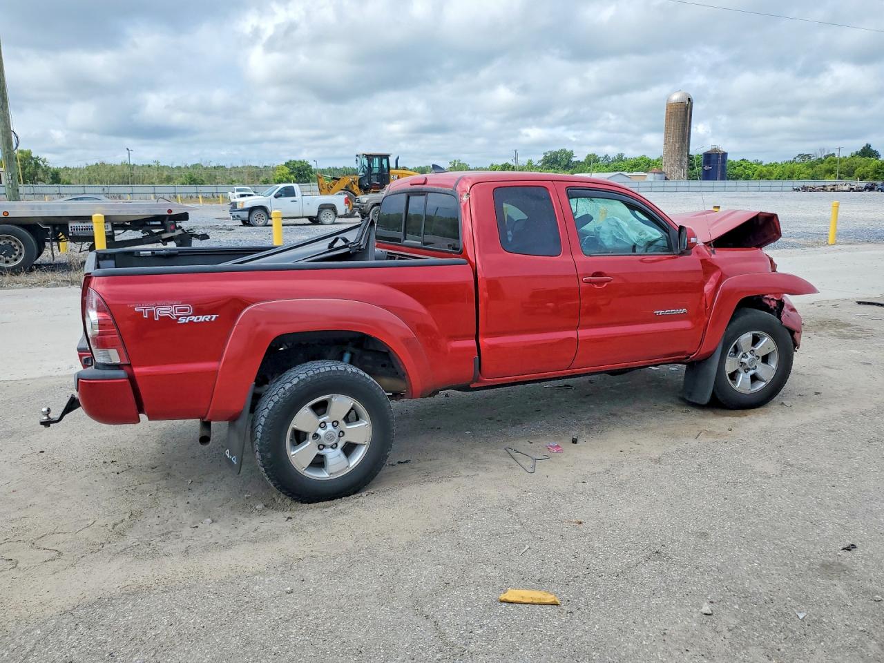 2012 Toyota Tacoma V6 Red vin: 5TFUU4EN0CX025090