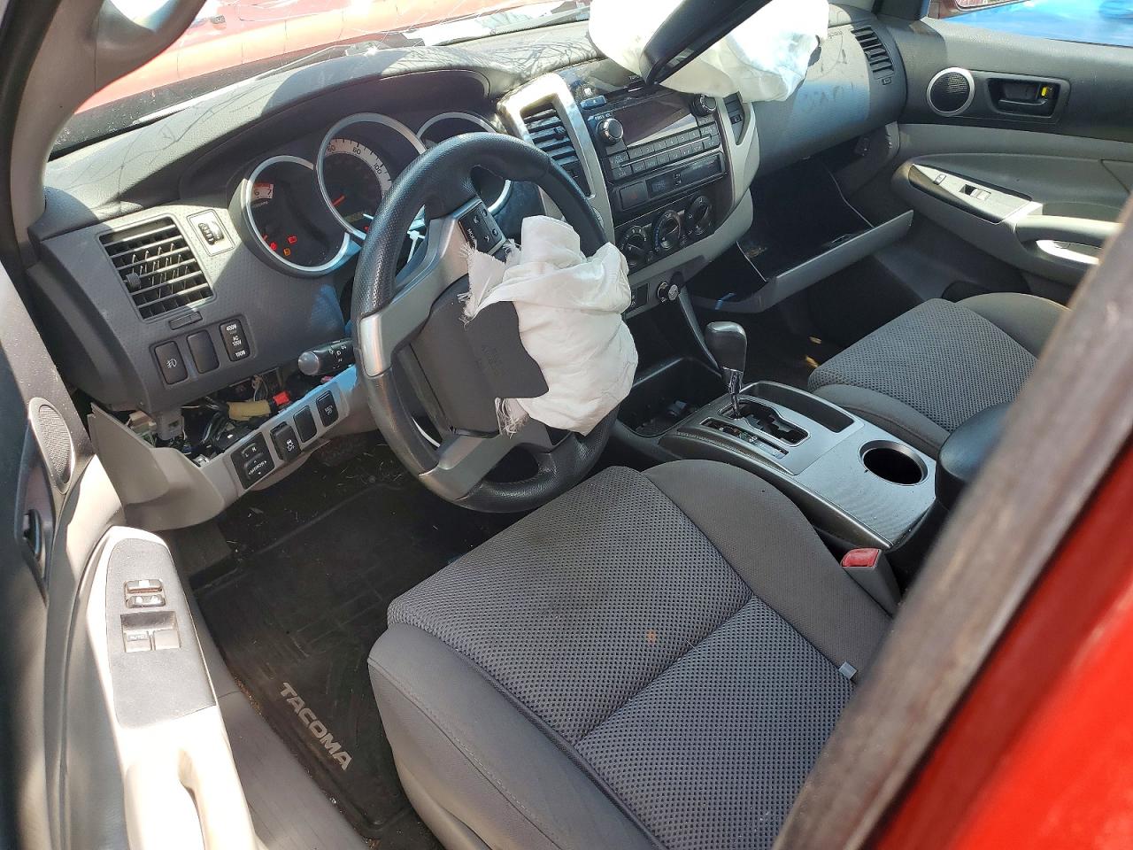 2012 Toyota Tacoma V6 Red vin: 5TFUU4EN0CX025090