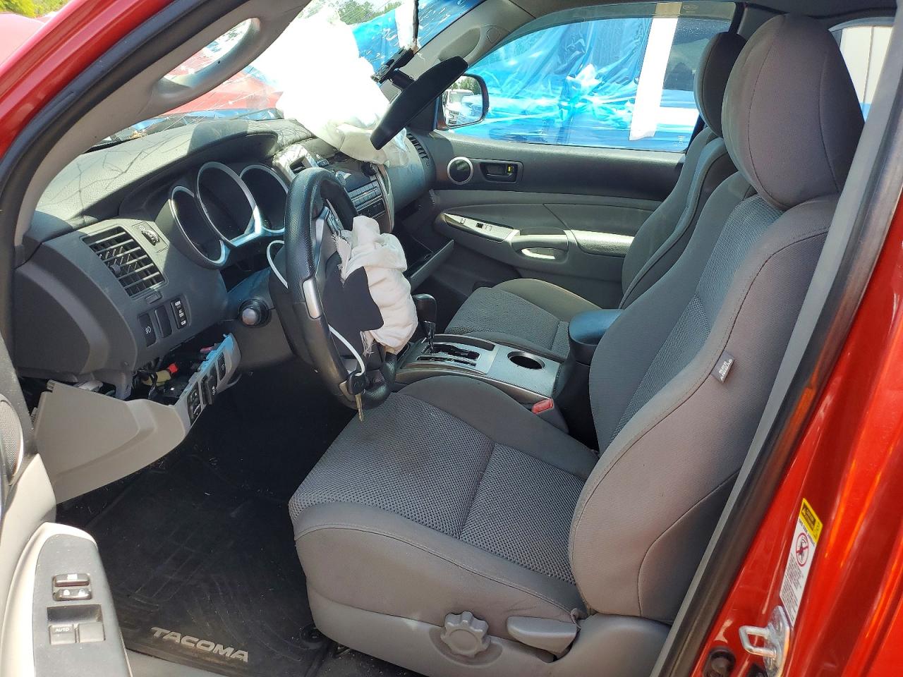 2012 Toyota Tacoma V6 Red vin: 5TFUU4EN0CX025090