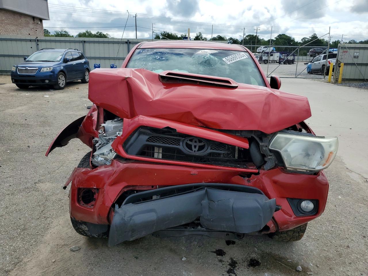 2012 Toyota Tacoma V6 Red vin: 5TFUU4EN0CX025090