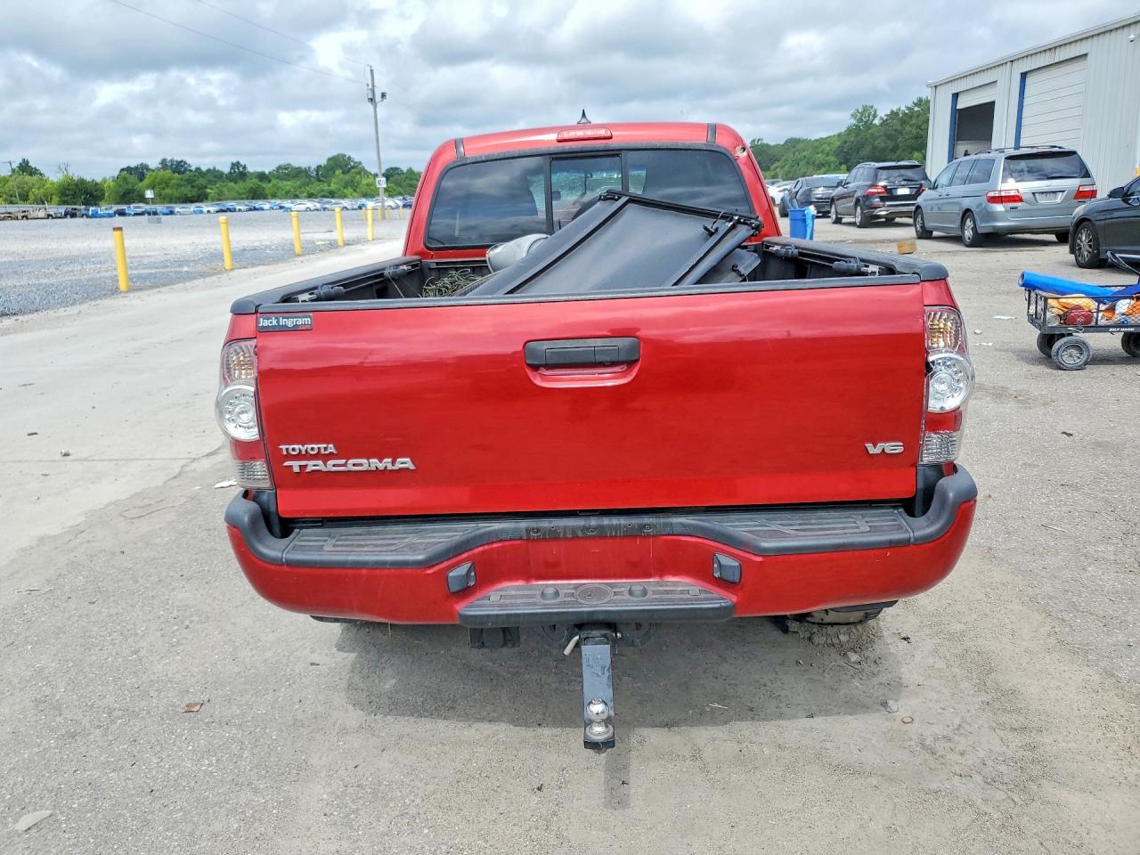 2012 Toyota Tacoma V6 Red vin: 5TFUU4EN0CX025090