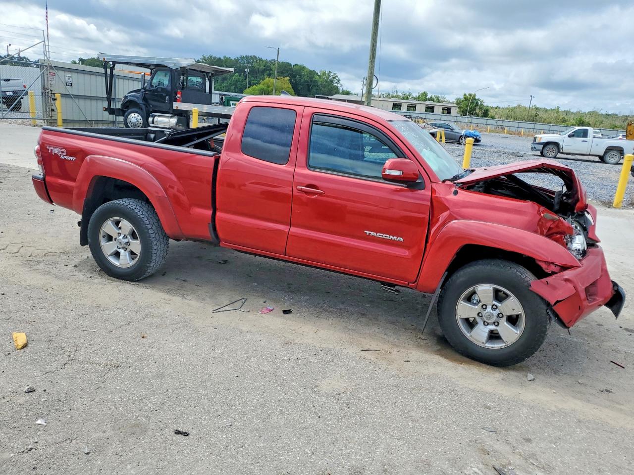 2012 Toyota Tacoma V6 Red vin: 5TFUU4EN0CX025090