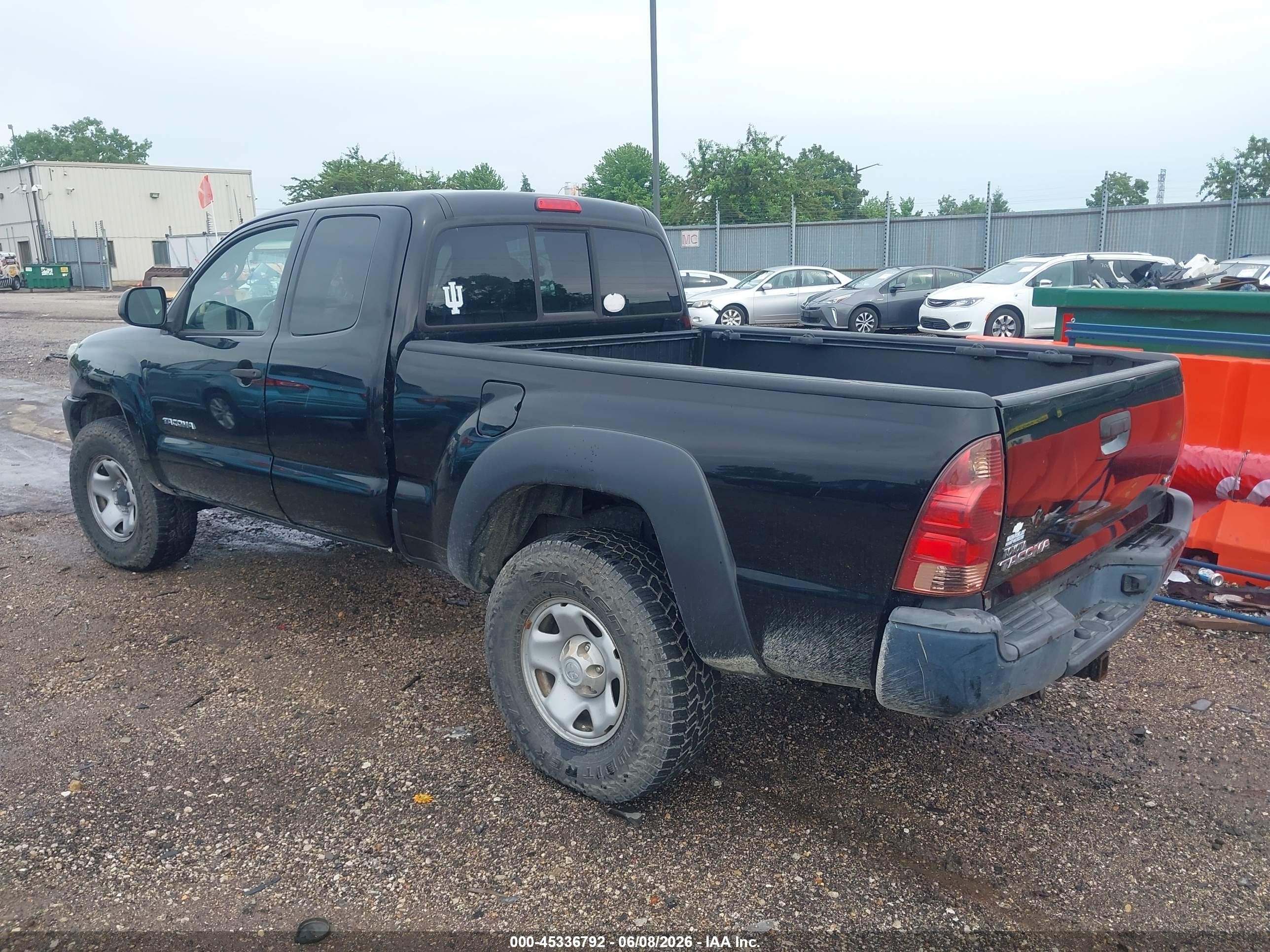 2013 Toyota Tacoma Base V6 Black vin: 5TFUU4EN0DX075893