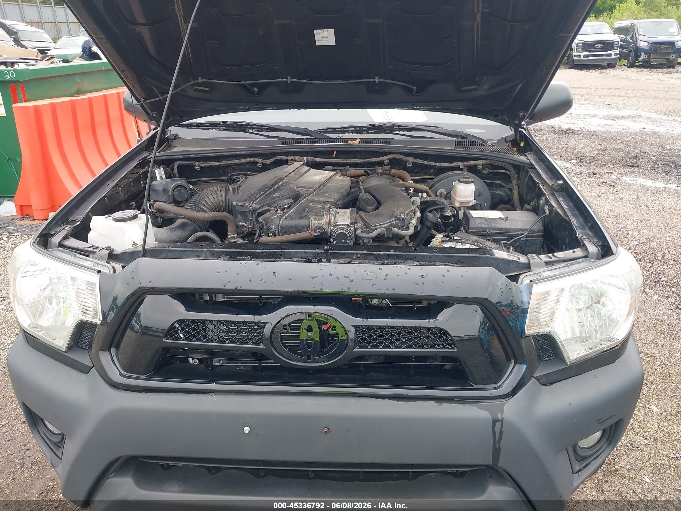2013 Toyota Tacoma Base V6 Black vin: 5TFUU4EN0DX075893