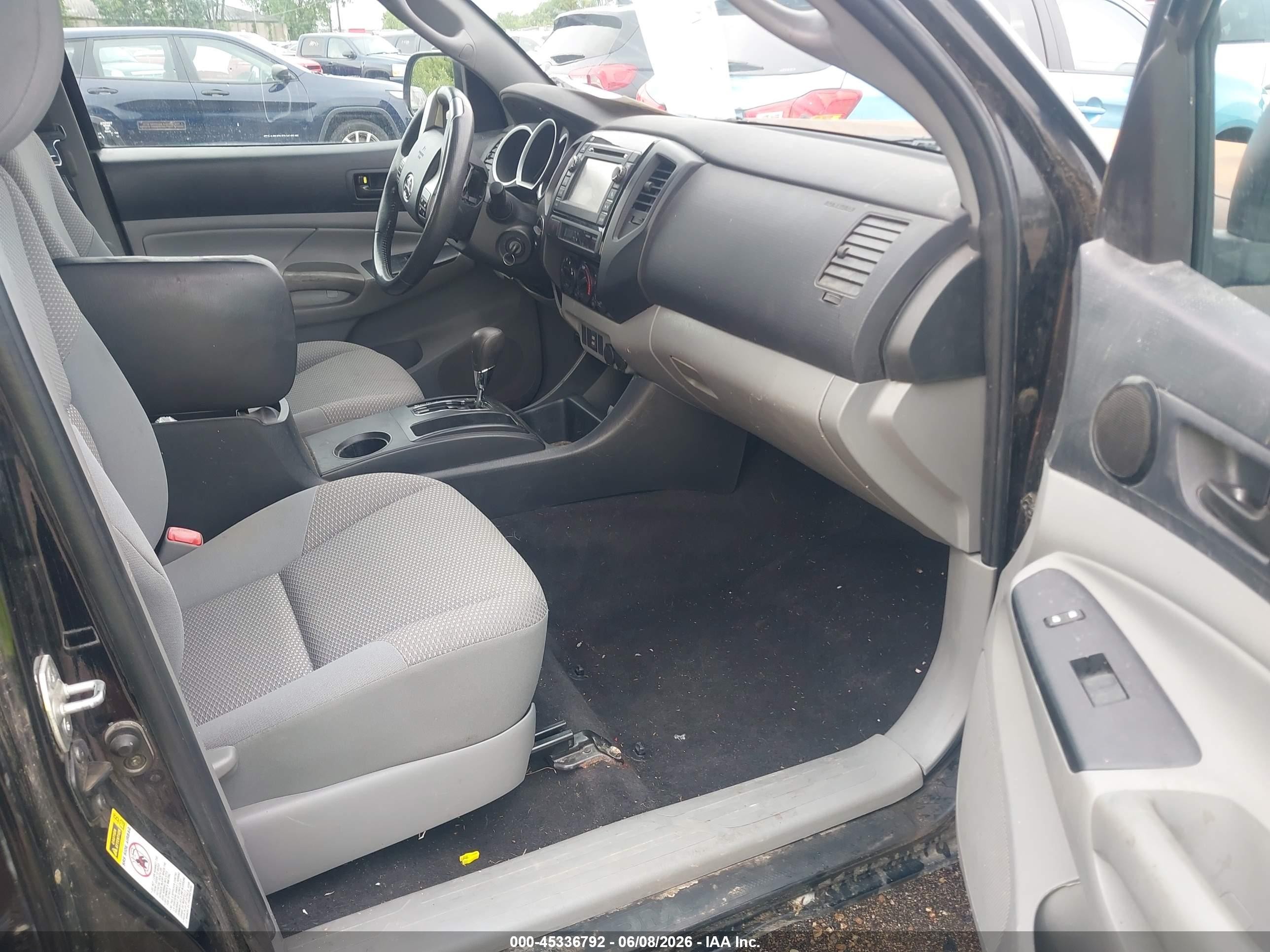 2013 Toyota Tacoma Base V6 Black vin: 5TFUU4EN0DX075893