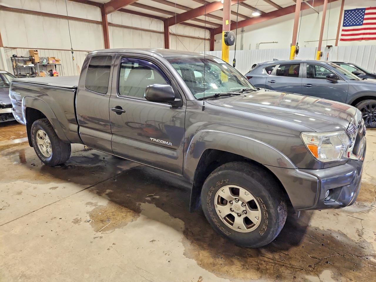 2013 Toyota Tacoma V6 Gray vin: 5TFUU4EN0DX079877
