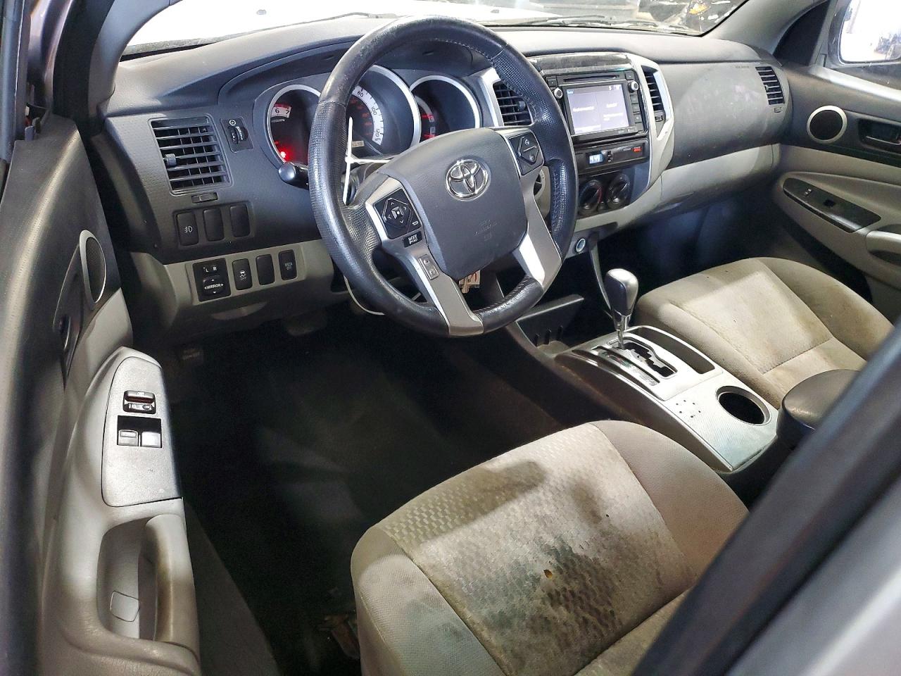 2014 Toyota Tacoma V6 Silver vin: 5TFUU4EN0EX106609