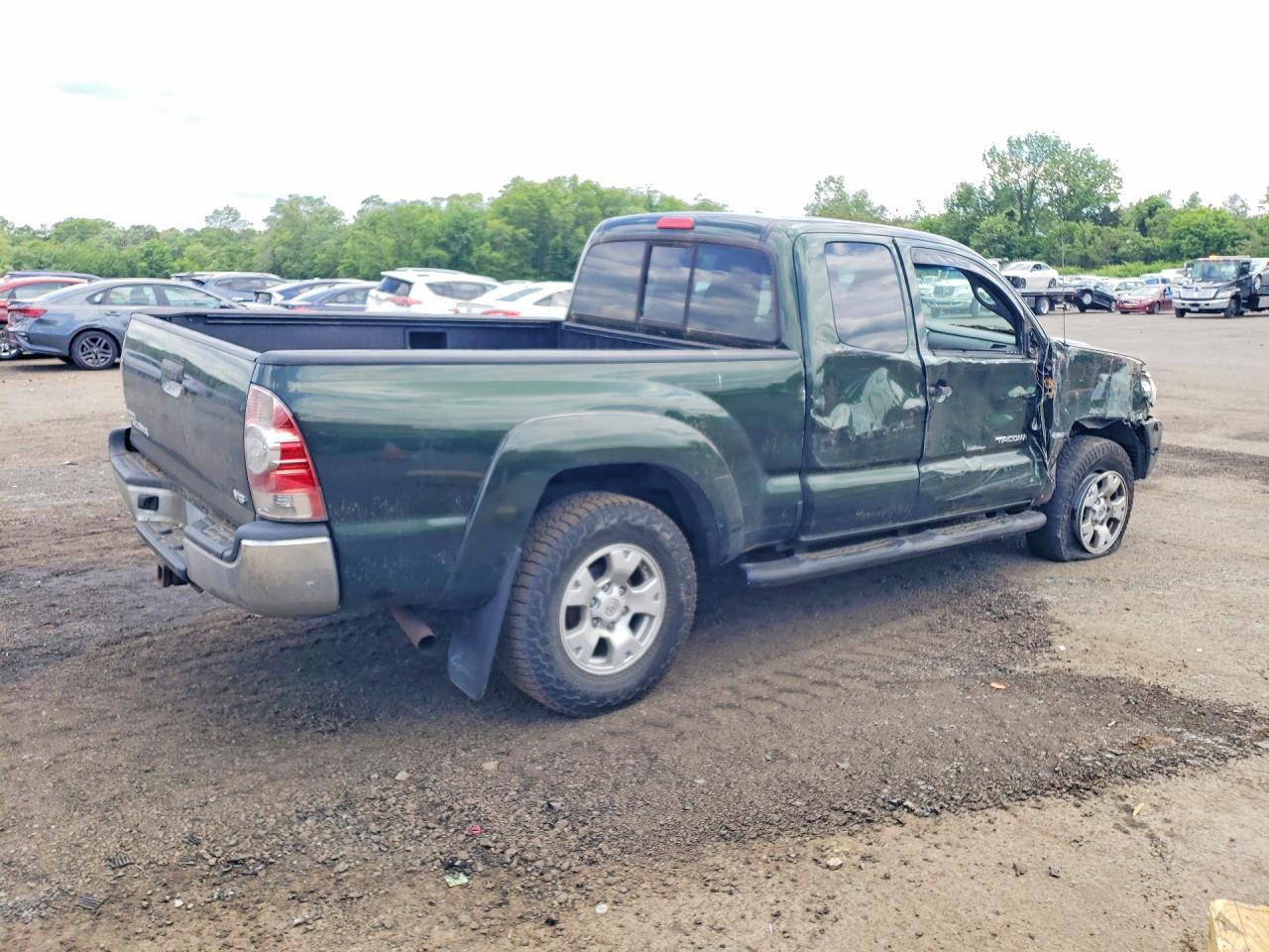 2012 Toyota Tacoma V6 Green vin: 5TFUU4EN1CX024806