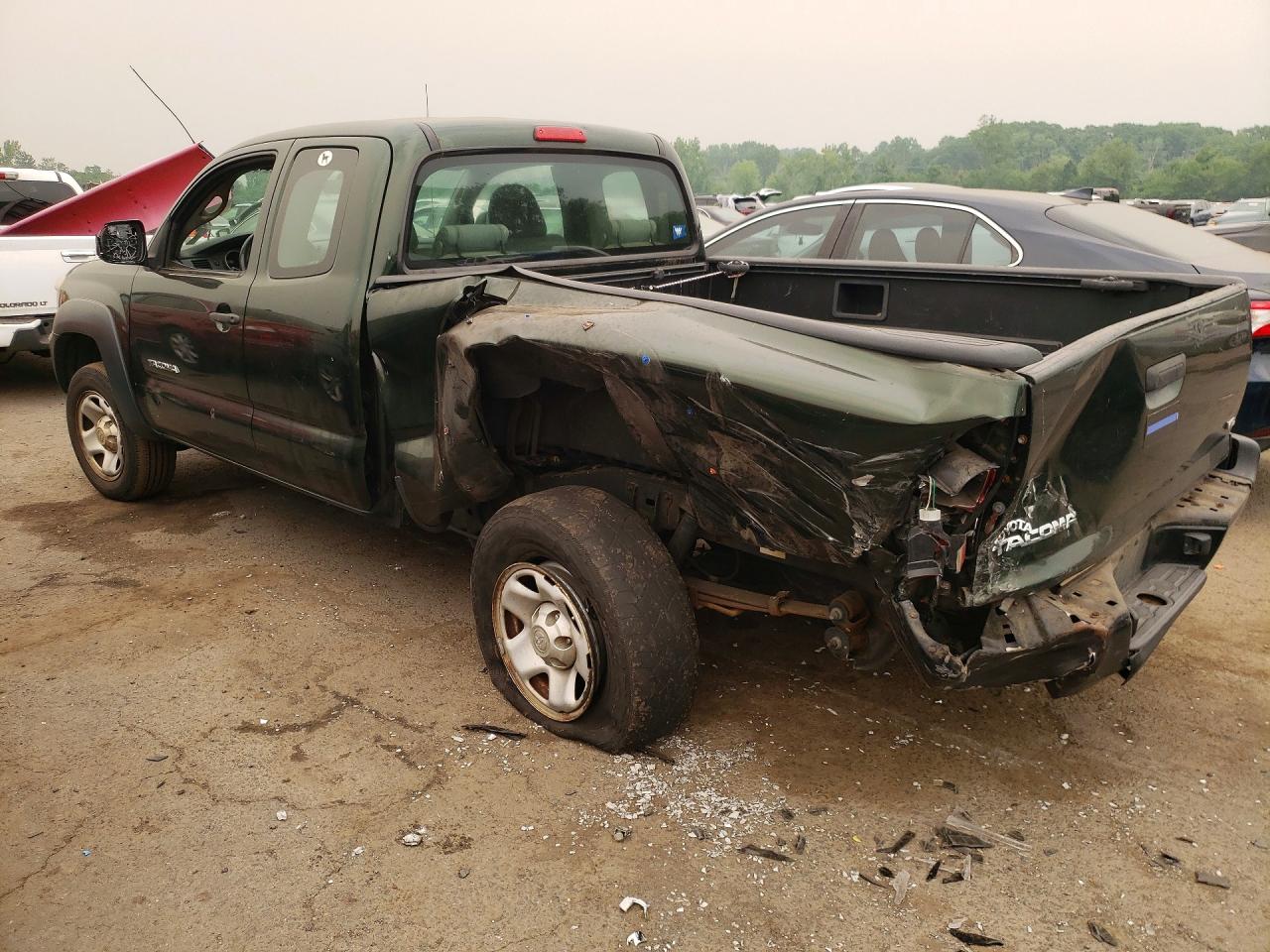 2012 Toyota Tacoma V6 Green vin: 5TFUU4EN1CX041394