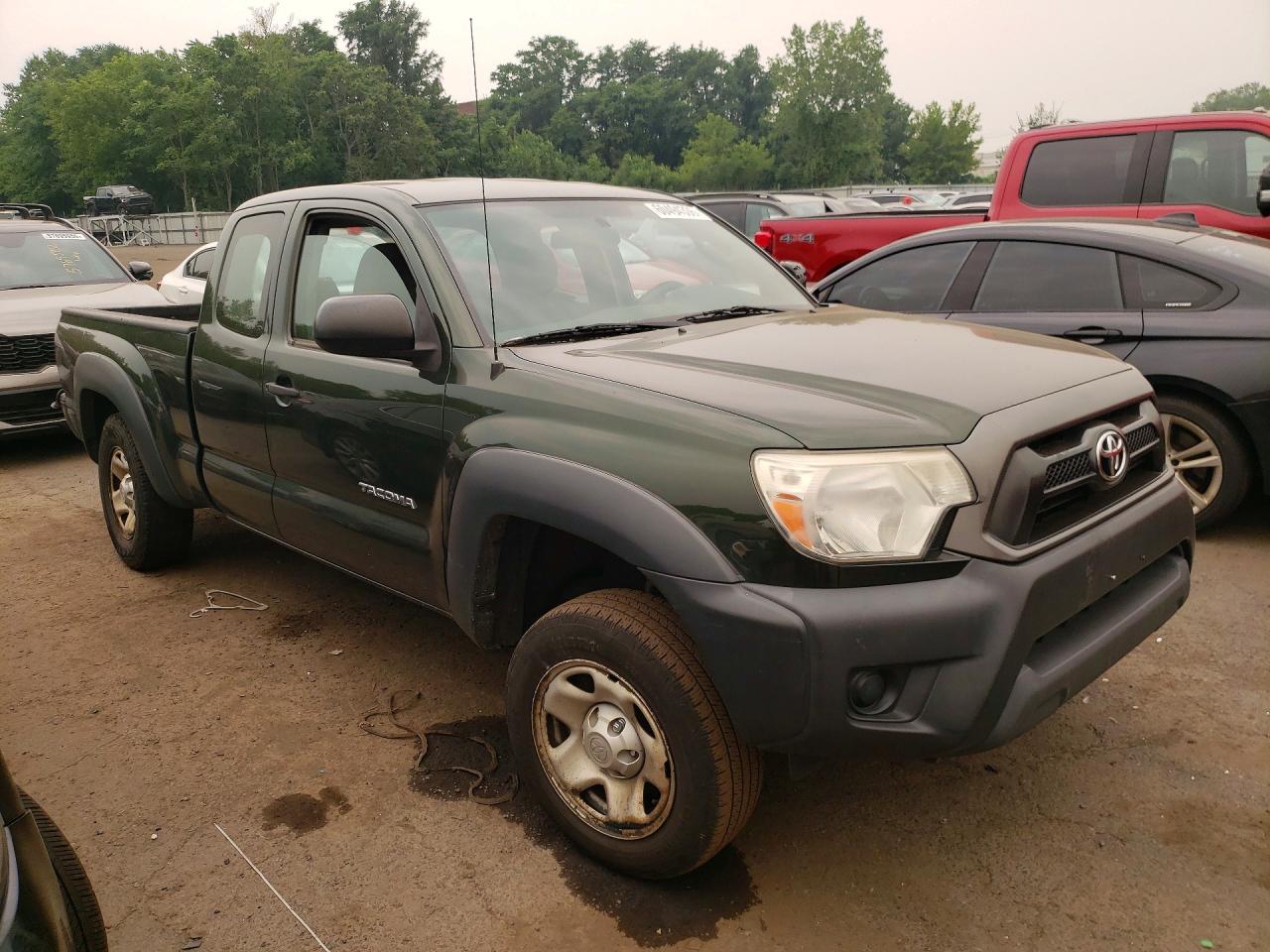 2012 Toyota Tacoma V6 Green vin: 5TFUU4EN1CX041394