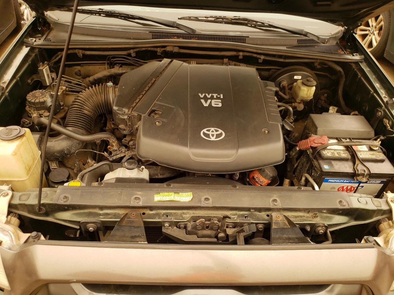 2012 Toyota Tacoma V6 Green vin: 5TFUU4EN1CX041394