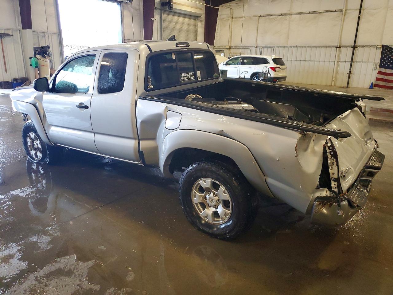 2012 Toyota Tacoma V6 Silver vin: 5TFUU4EN1CX043887
