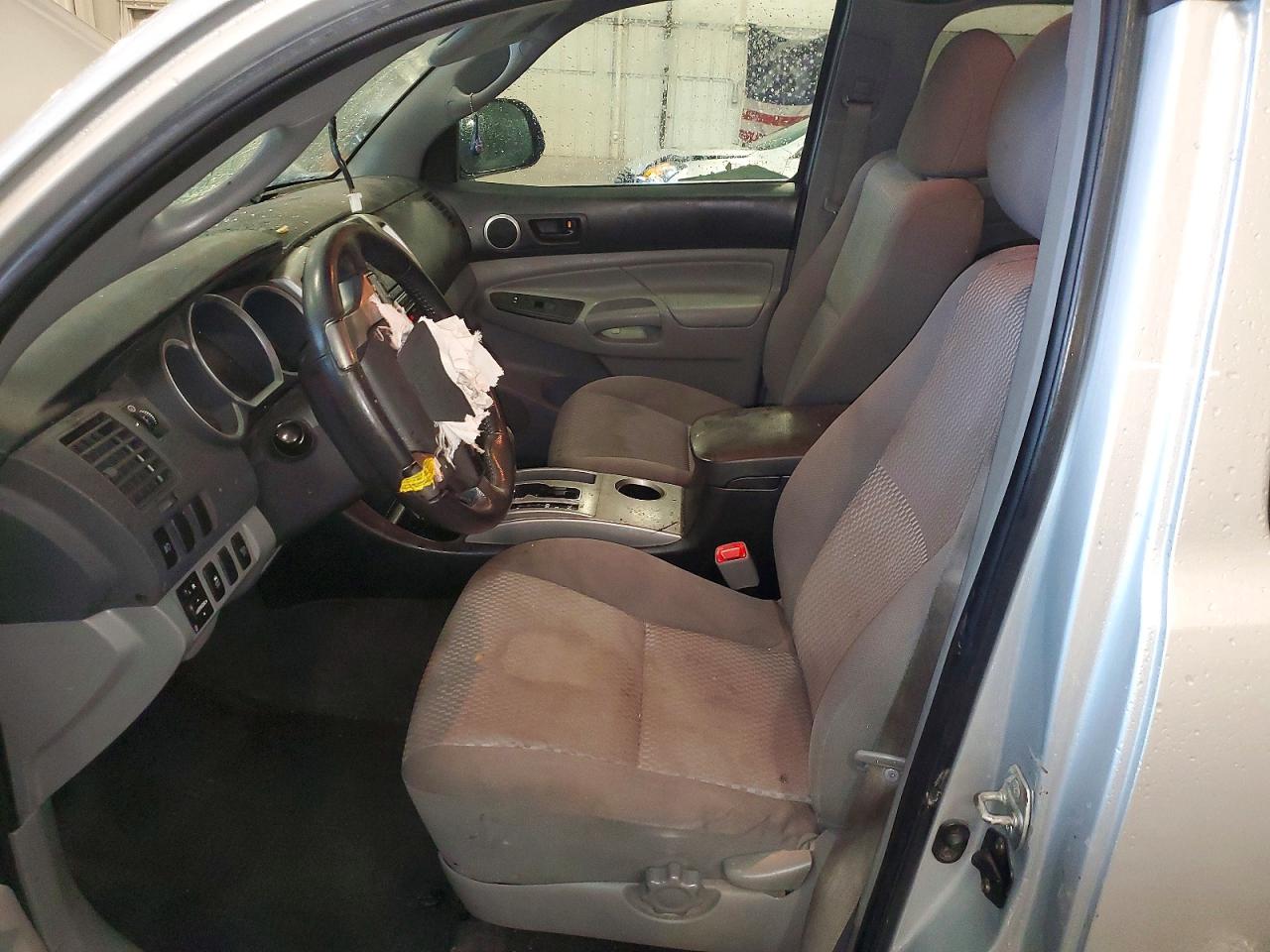 2012 Toyota Tacoma V6 Silver vin: 5TFUU4EN1CX043887