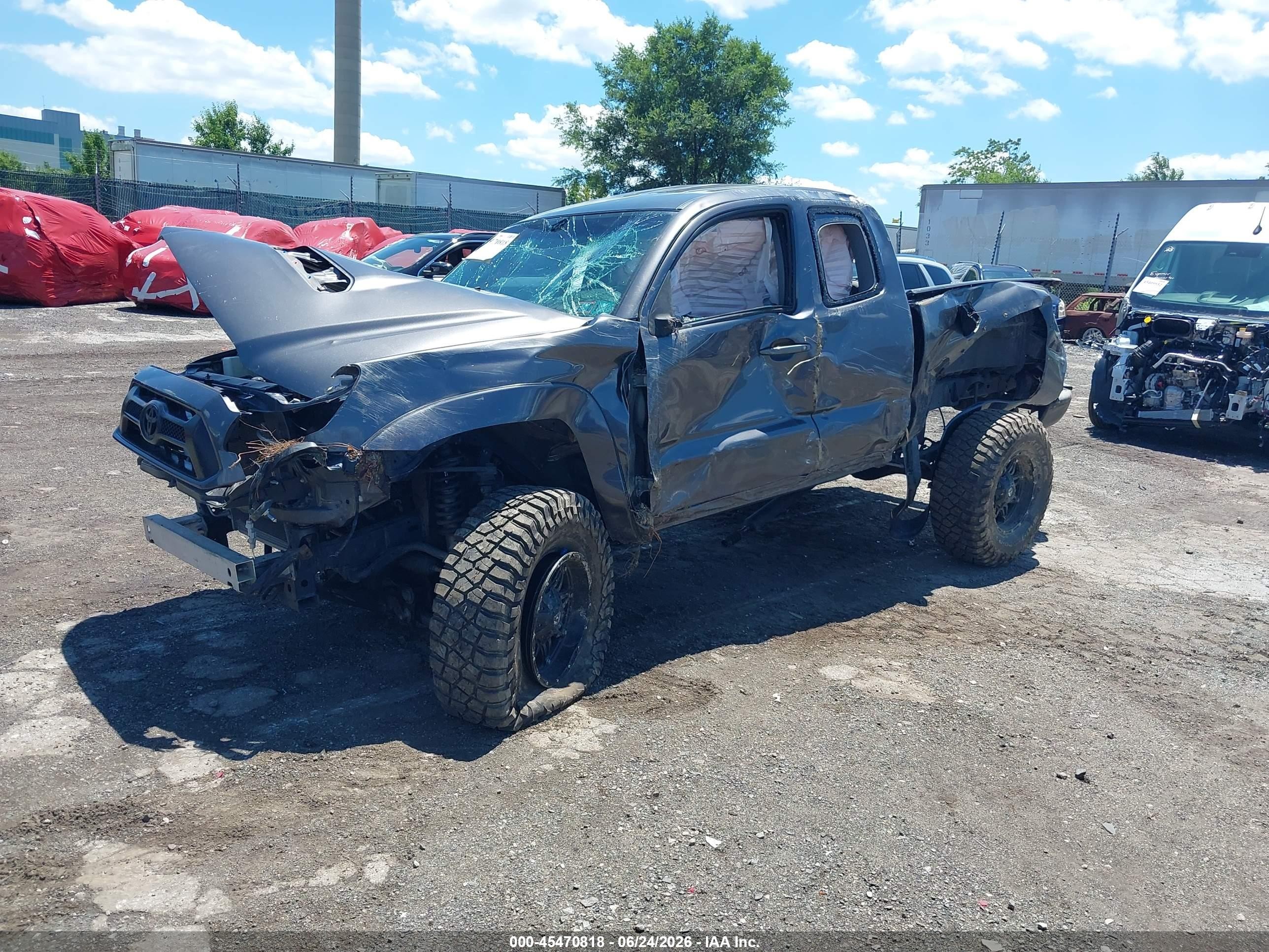 2013 Toyota Tacoma Base V6 Black vin: 5TFUU4EN1DX057774