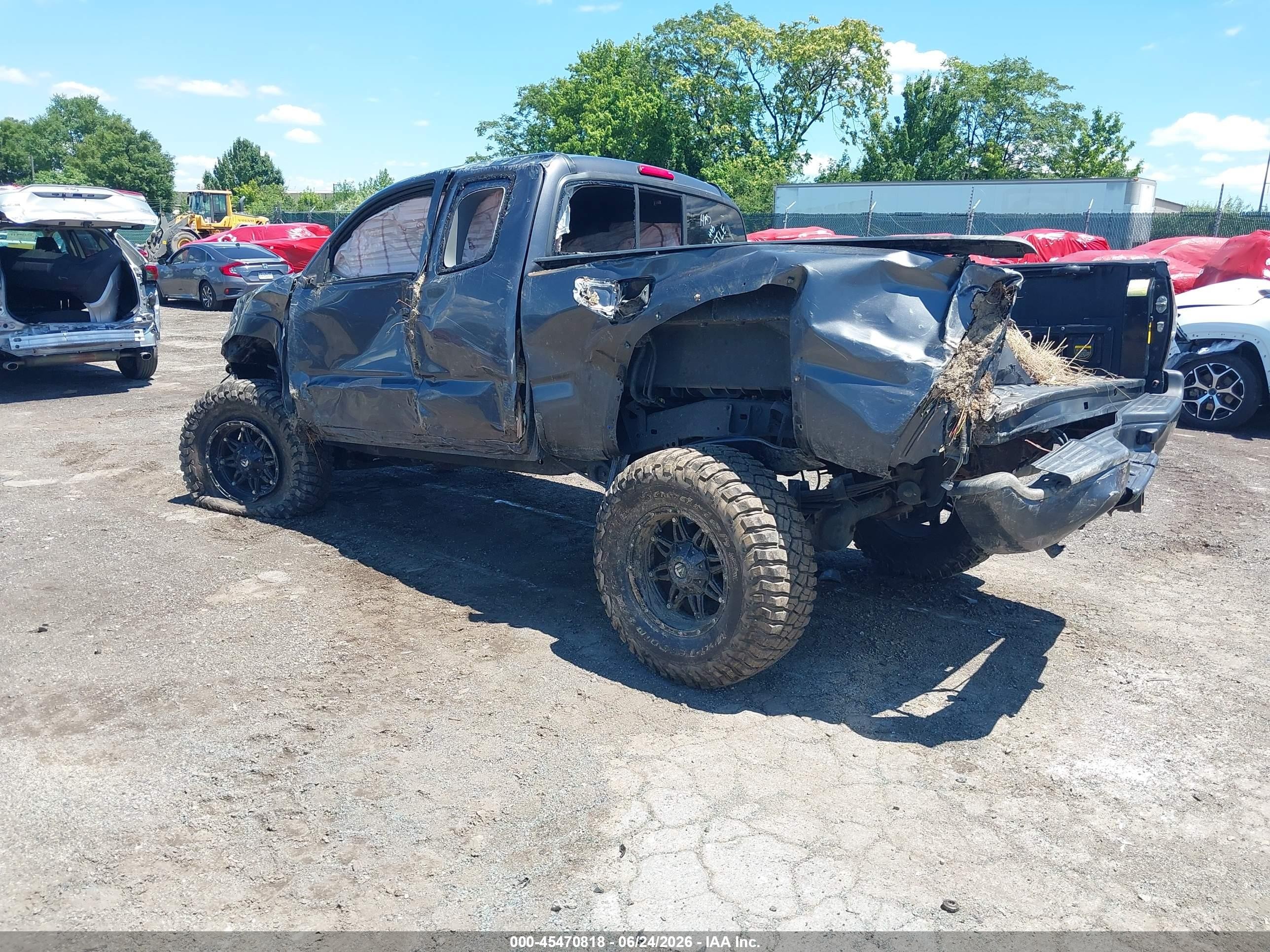 2013 Toyota Tacoma Base V6 Black vin: 5TFUU4EN1DX057774