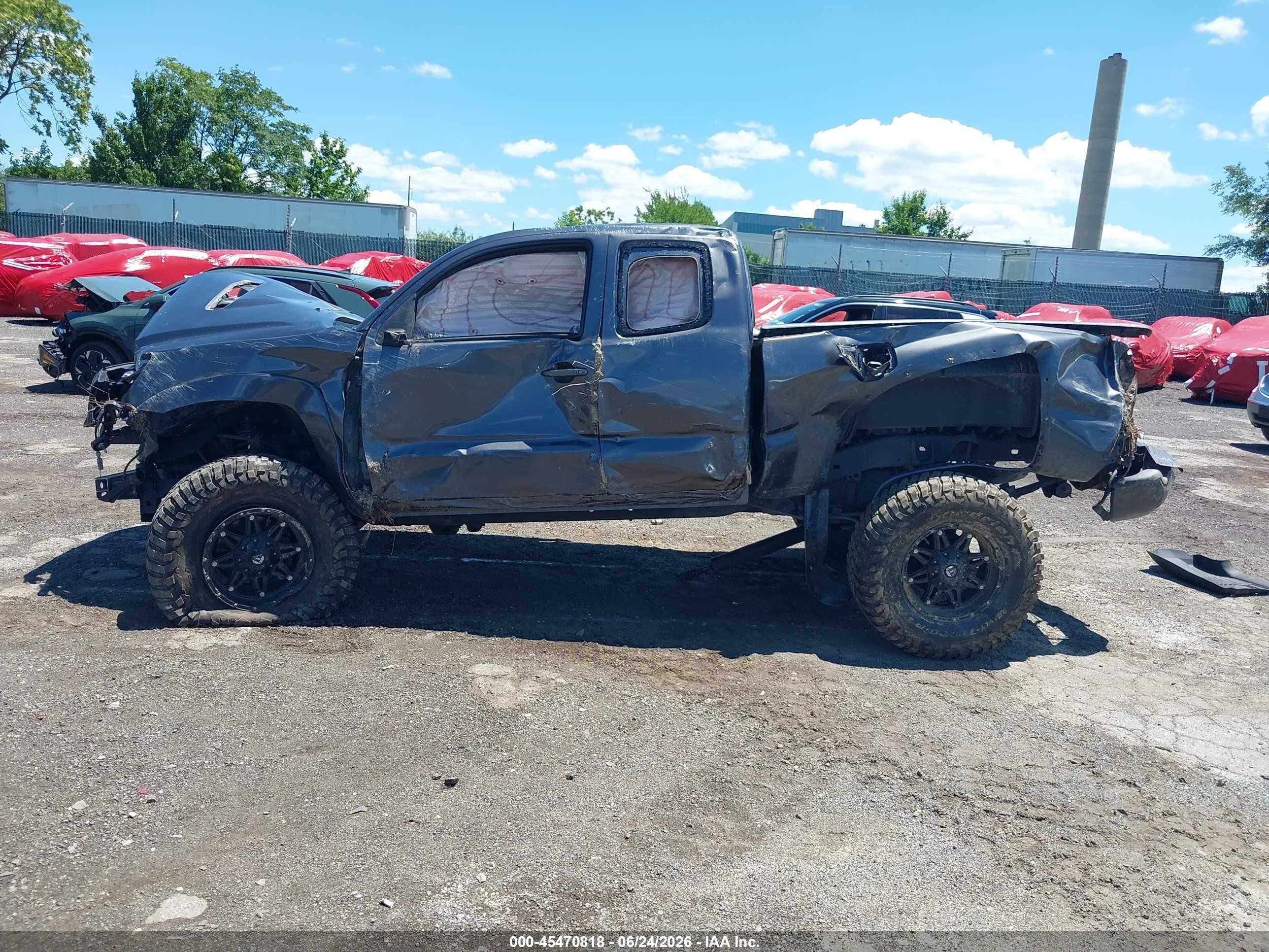 2013 Toyota Tacoma Base V6 Black vin: 5TFUU4EN1DX057774