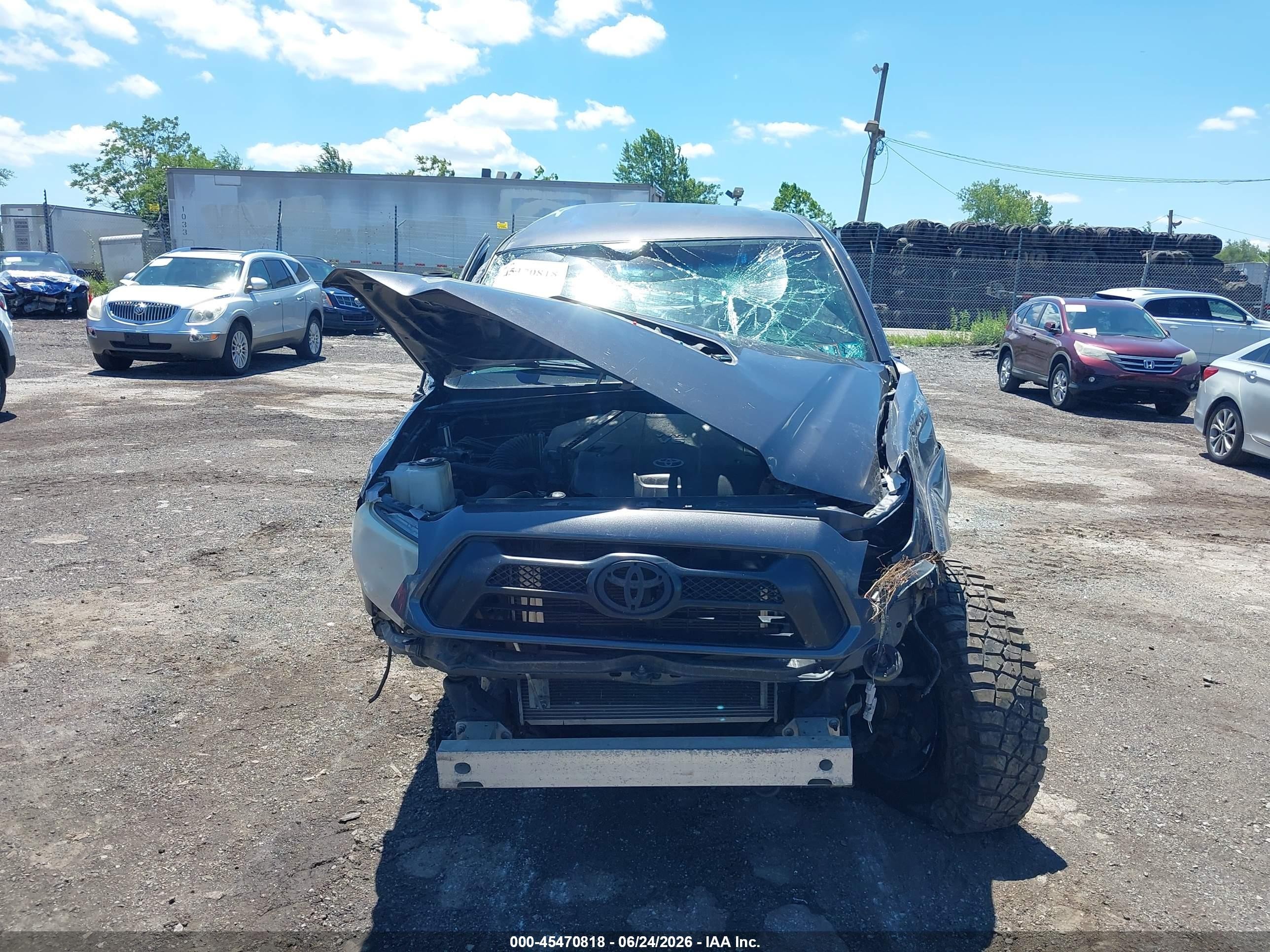 2013 Toyota Tacoma Base V6 Black vin: 5TFUU4EN1DX057774