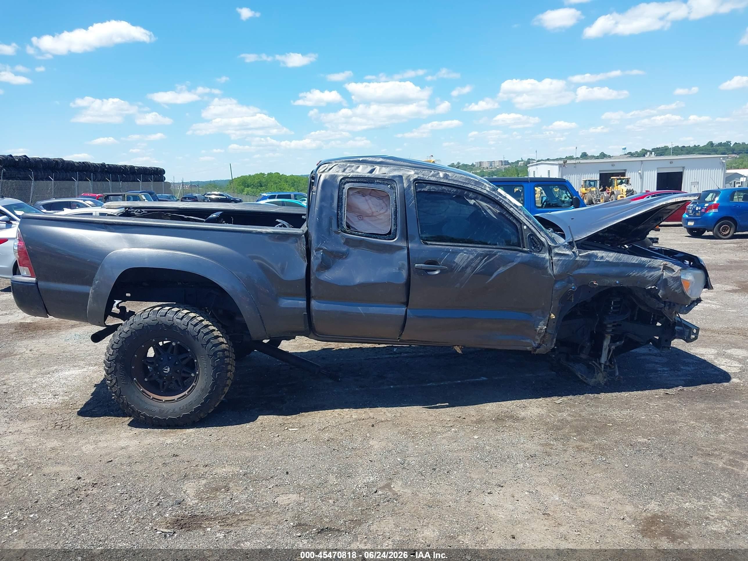 2013 Toyota Tacoma Base V6 Black vin: 5TFUU4EN1DX057774
