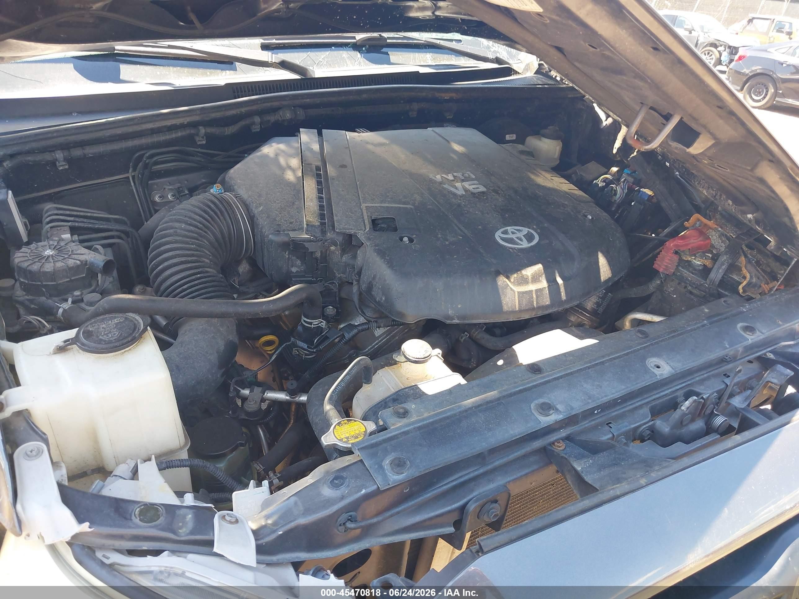 2013 Toyota Tacoma Base V6 Black vin: 5TFUU4EN1DX057774