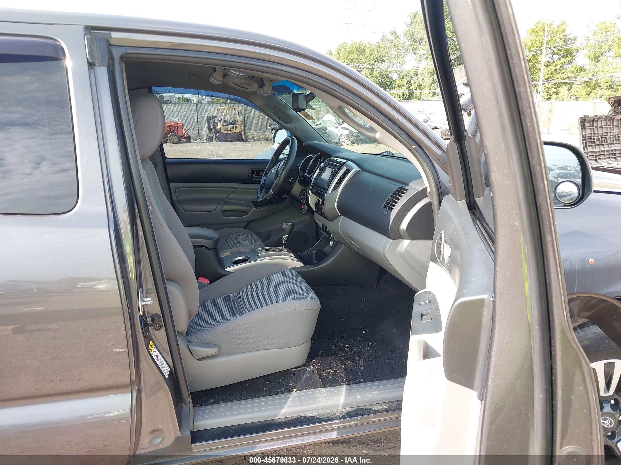 2013 Toyota Tacoma Base V6 Gray vin: 5TFUU4EN1DX081668