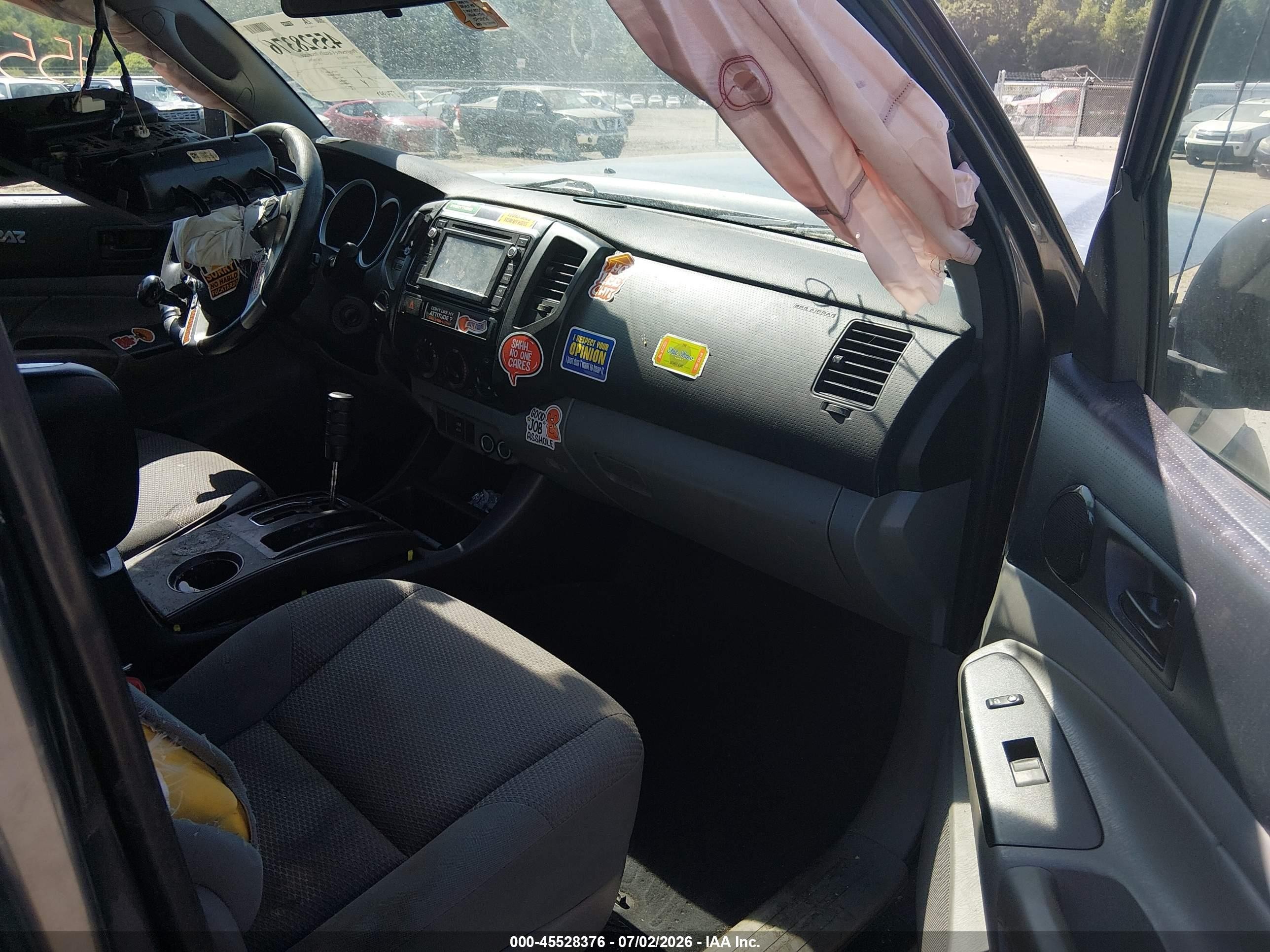 2015 Toyota Tacoma Base V6 Gray vin: 5TFUU4EN1FX113201