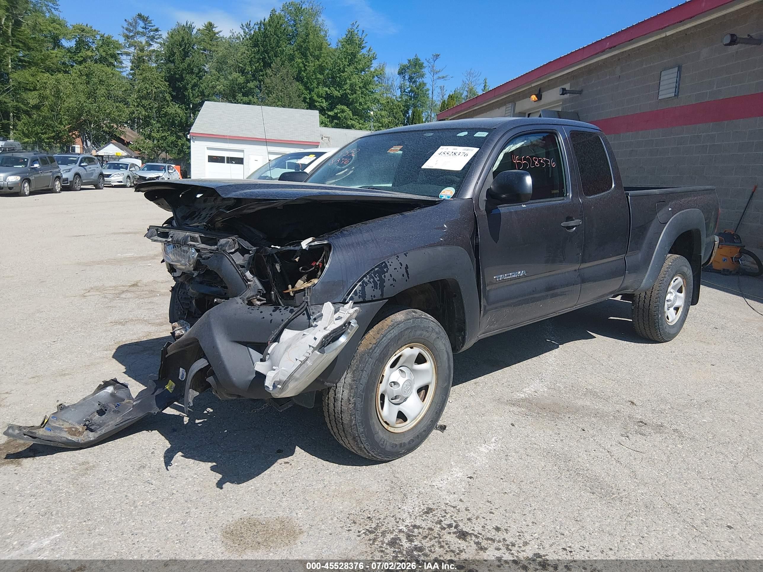 2015 Toyota Tacoma Base V6 Gray vin: 5TFUU4EN1FX113201