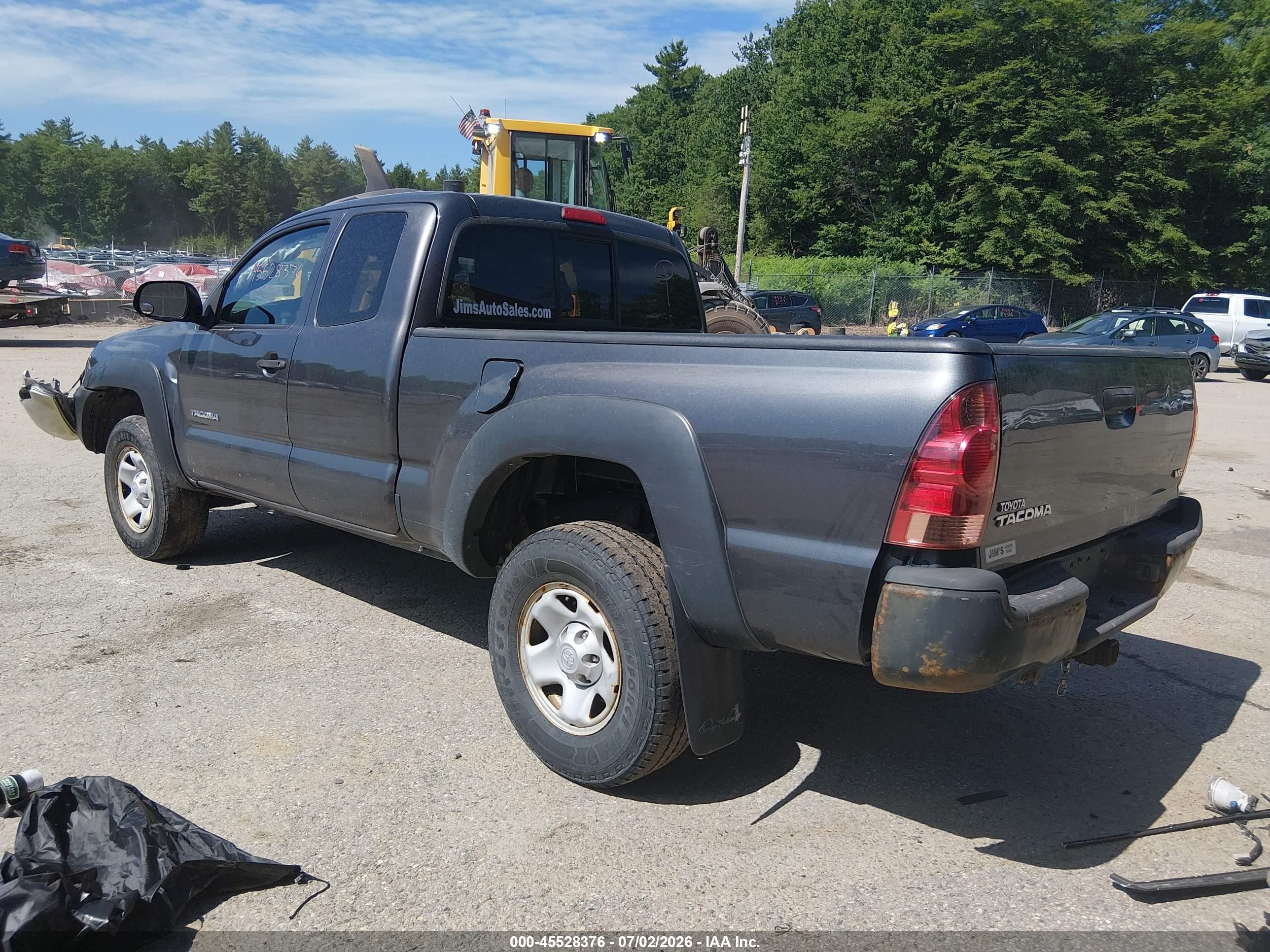 2015 Toyota Tacoma Base V6 Gray vin: 5TFUU4EN1FX113201