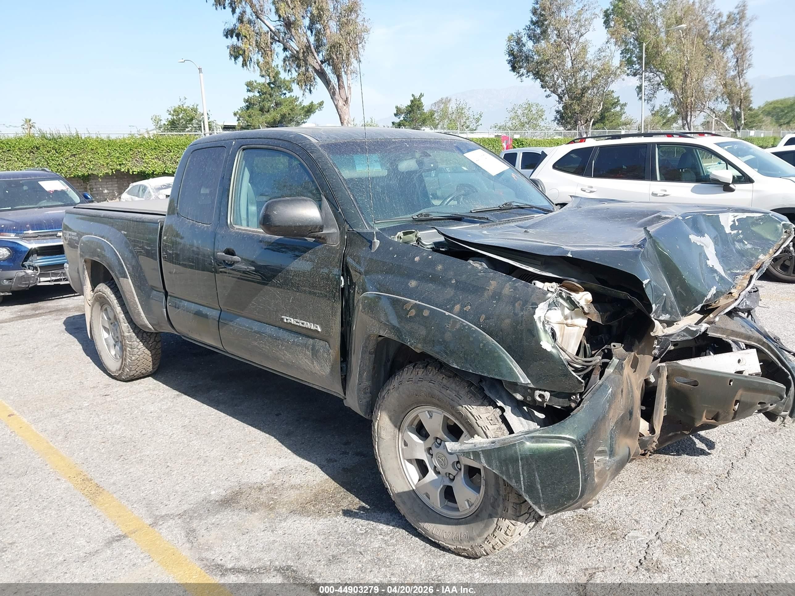 2012 Toyota Tacoma Base V6 Green vin: 5TFUU4EN2CX039279