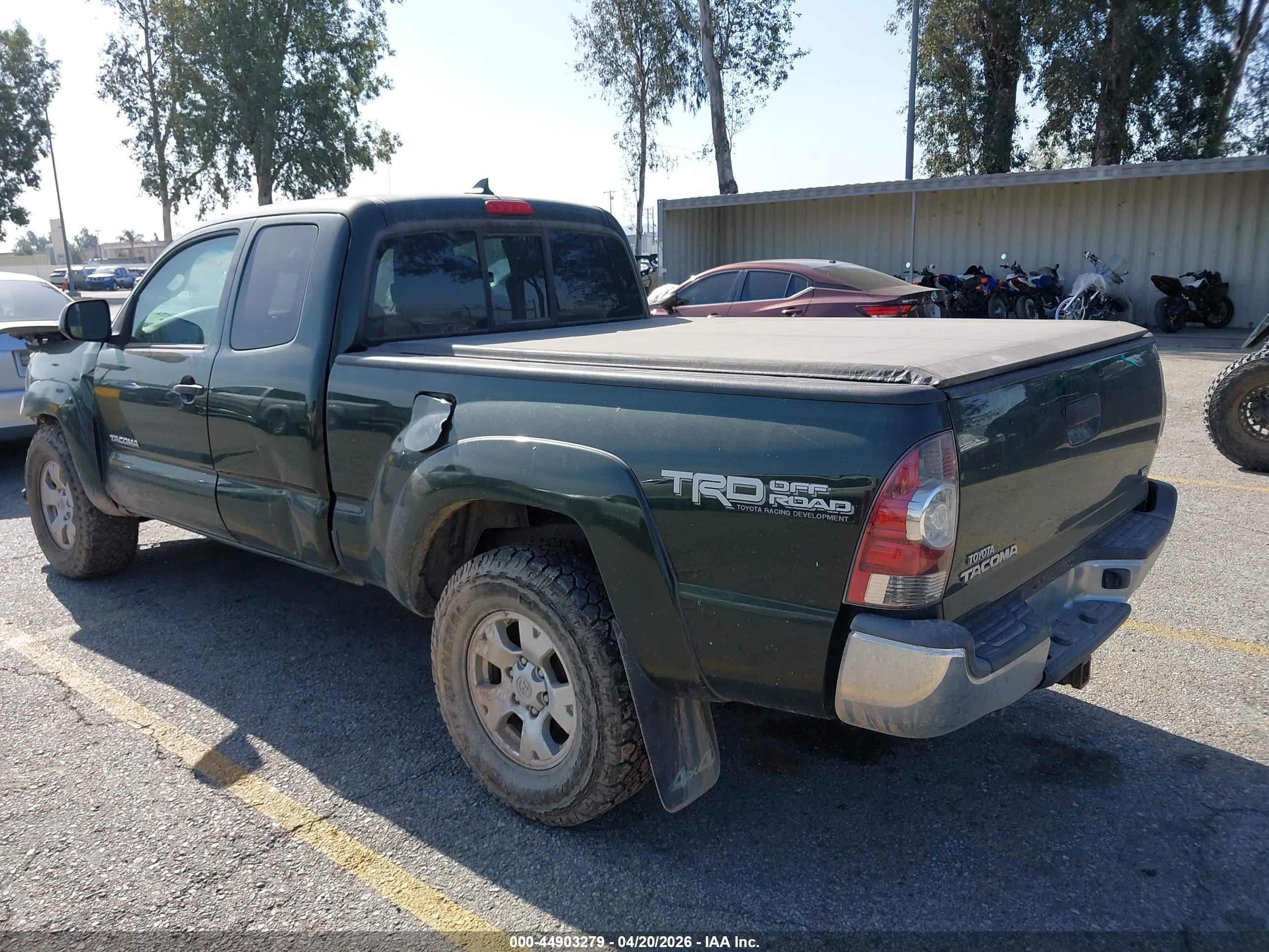 2012 Toyota Tacoma Base V6 Green vin: 5TFUU4EN2CX039279