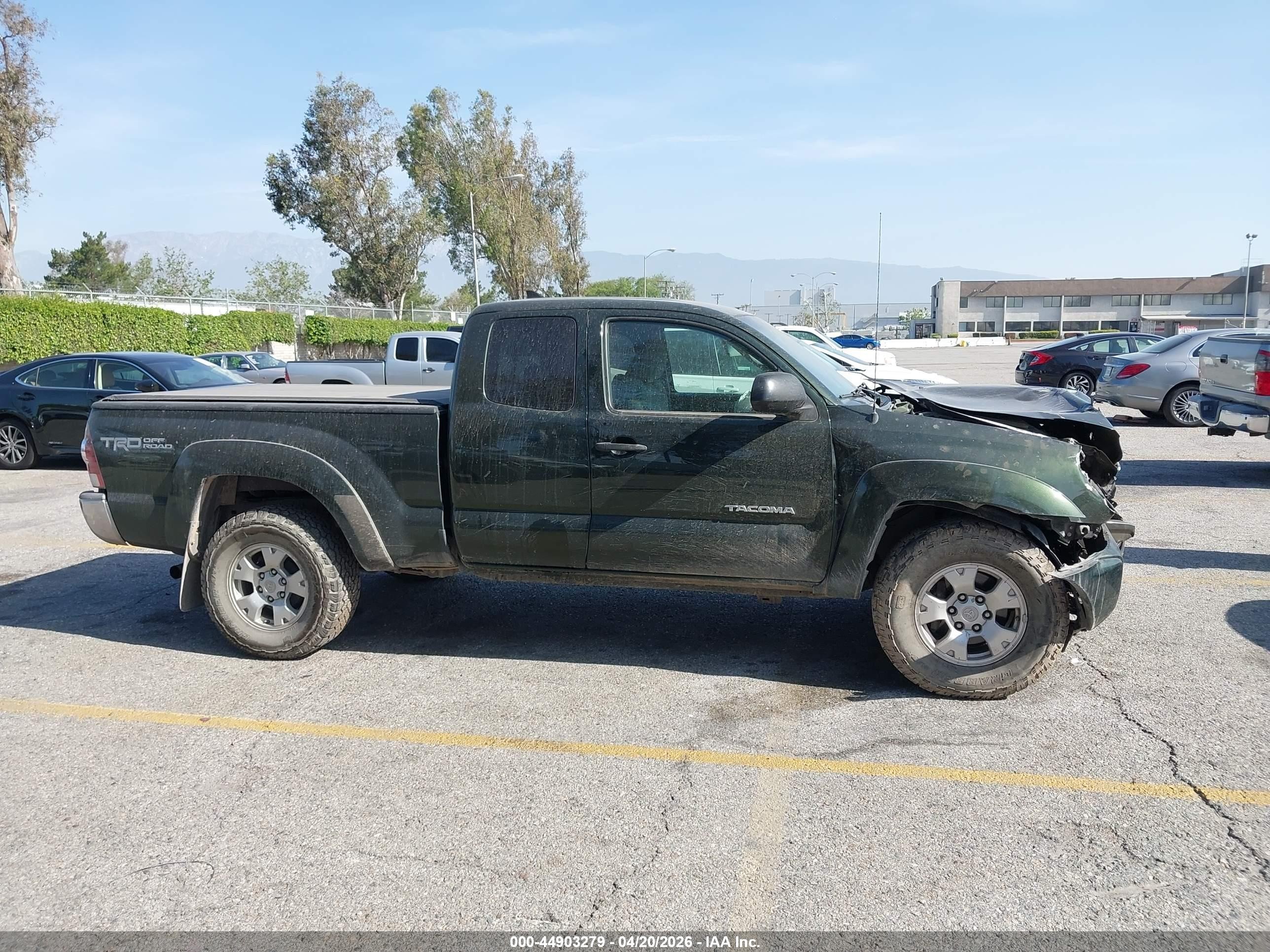 2012 Toyota Tacoma Base V6 Green vin: 5TFUU4EN2CX039279
