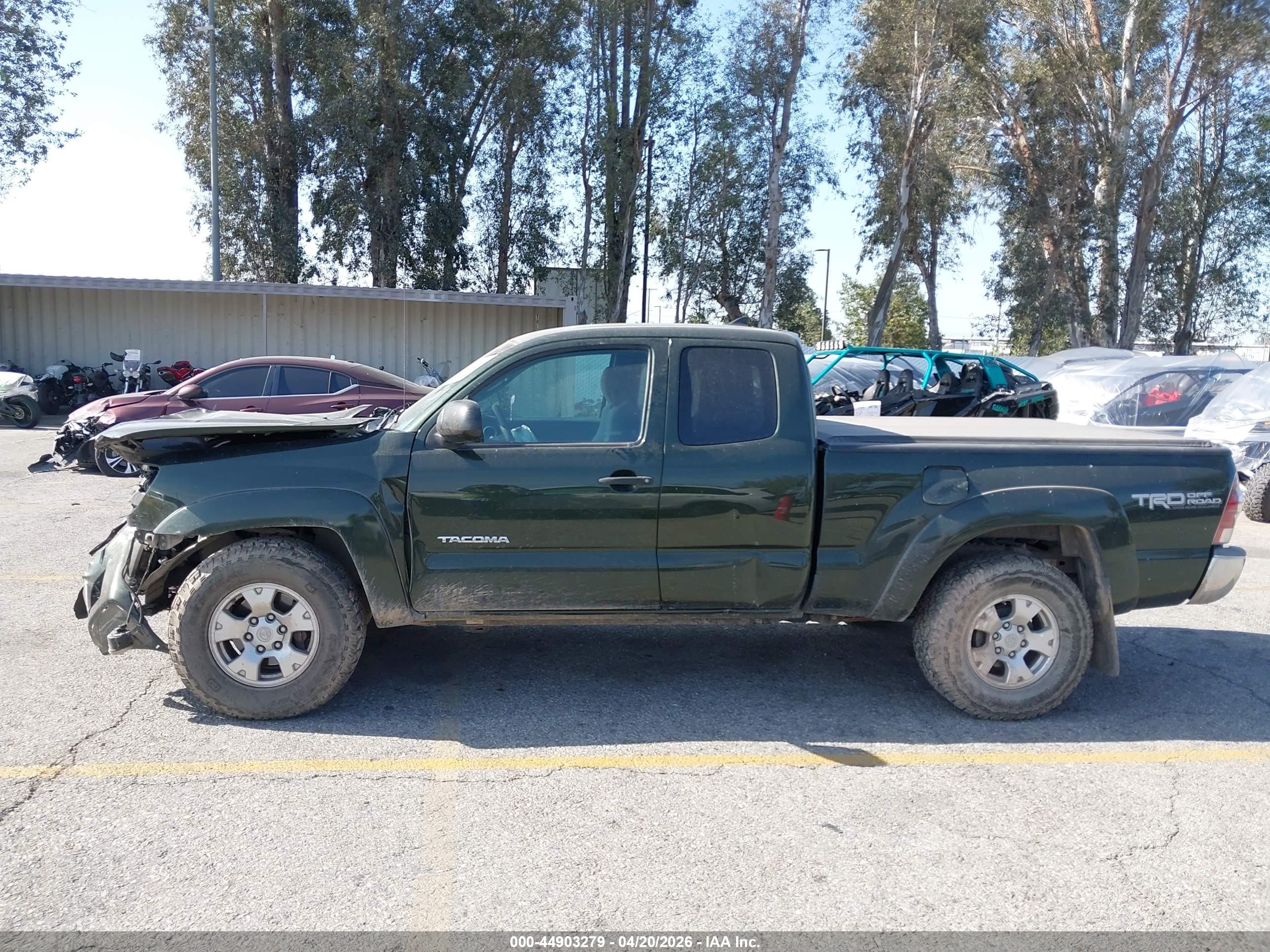 2012 Toyota Tacoma Base V6 Green vin: 5TFUU4EN2CX039279