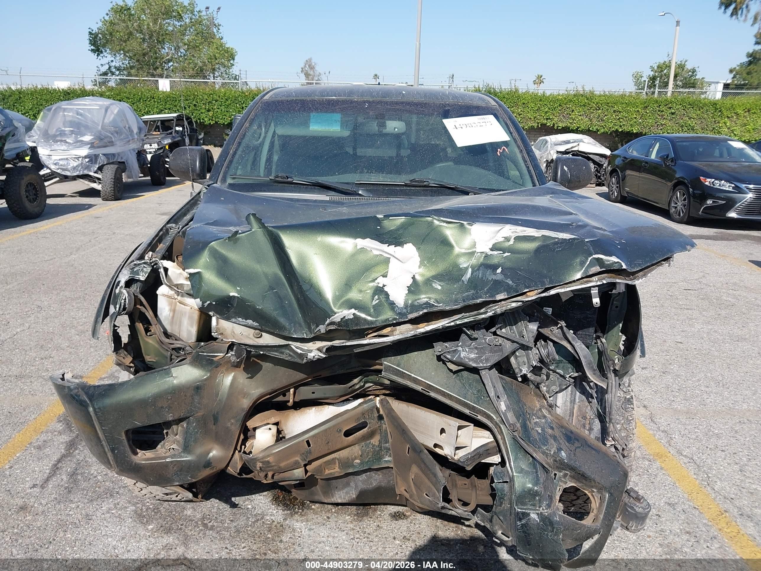 2012 Toyota Tacoma Base V6 Green vin: 5TFUU4EN2CX039279