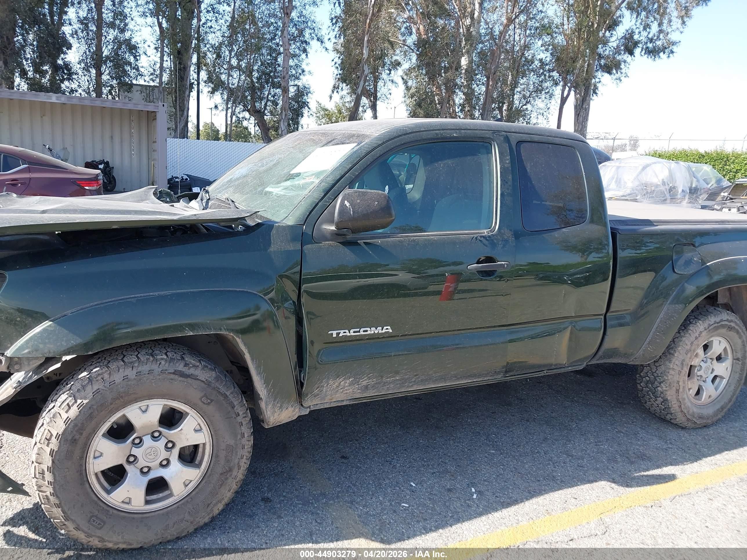 2012 Toyota Tacoma Base V6 Green vin: 5TFUU4EN2CX039279