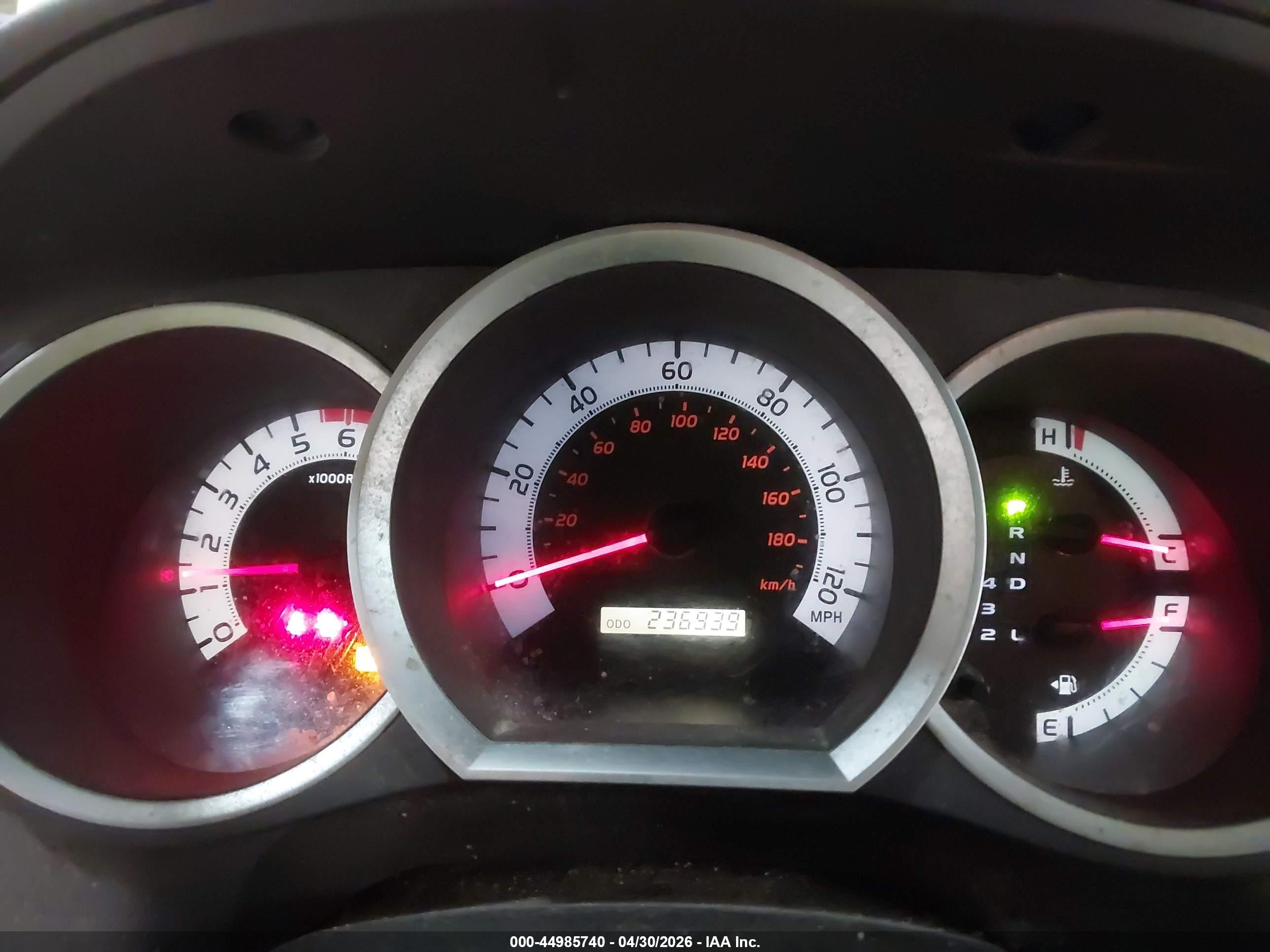 2013 Toyota Tacoma Base V6 Green vin: 5TFUU4EN2DX057895