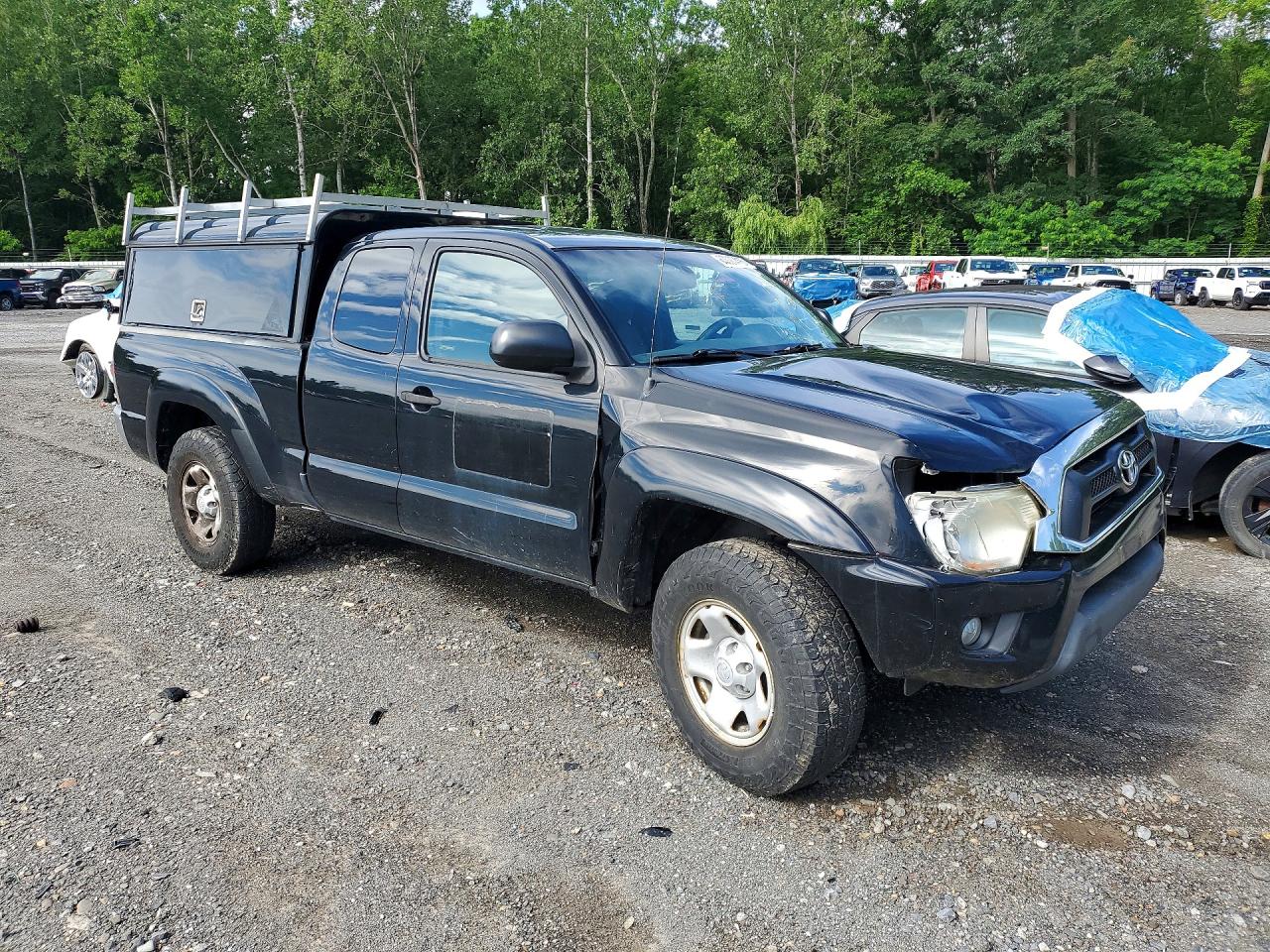 2013 Toyota Tacoma V6 Black vin: 5TFUU4EN2DX071554