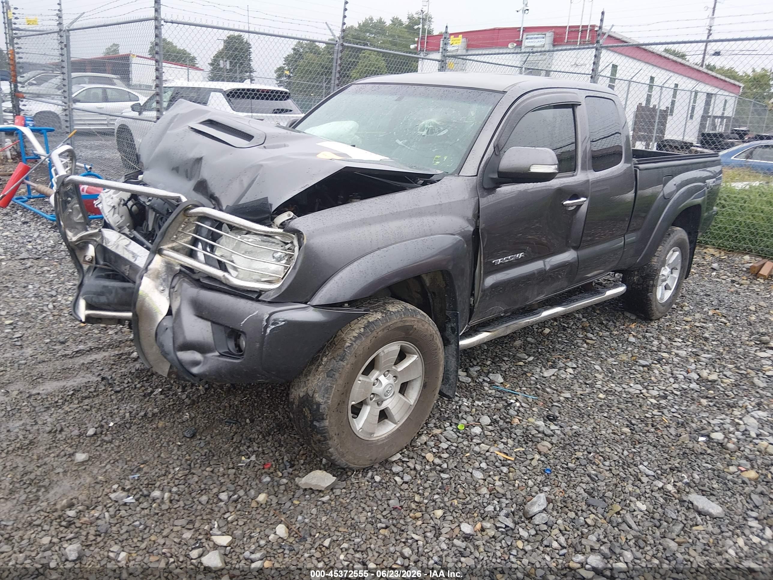 2014 Toyota Tacoma Base V6 Серый vin: 5TFUU4EN2EX085696