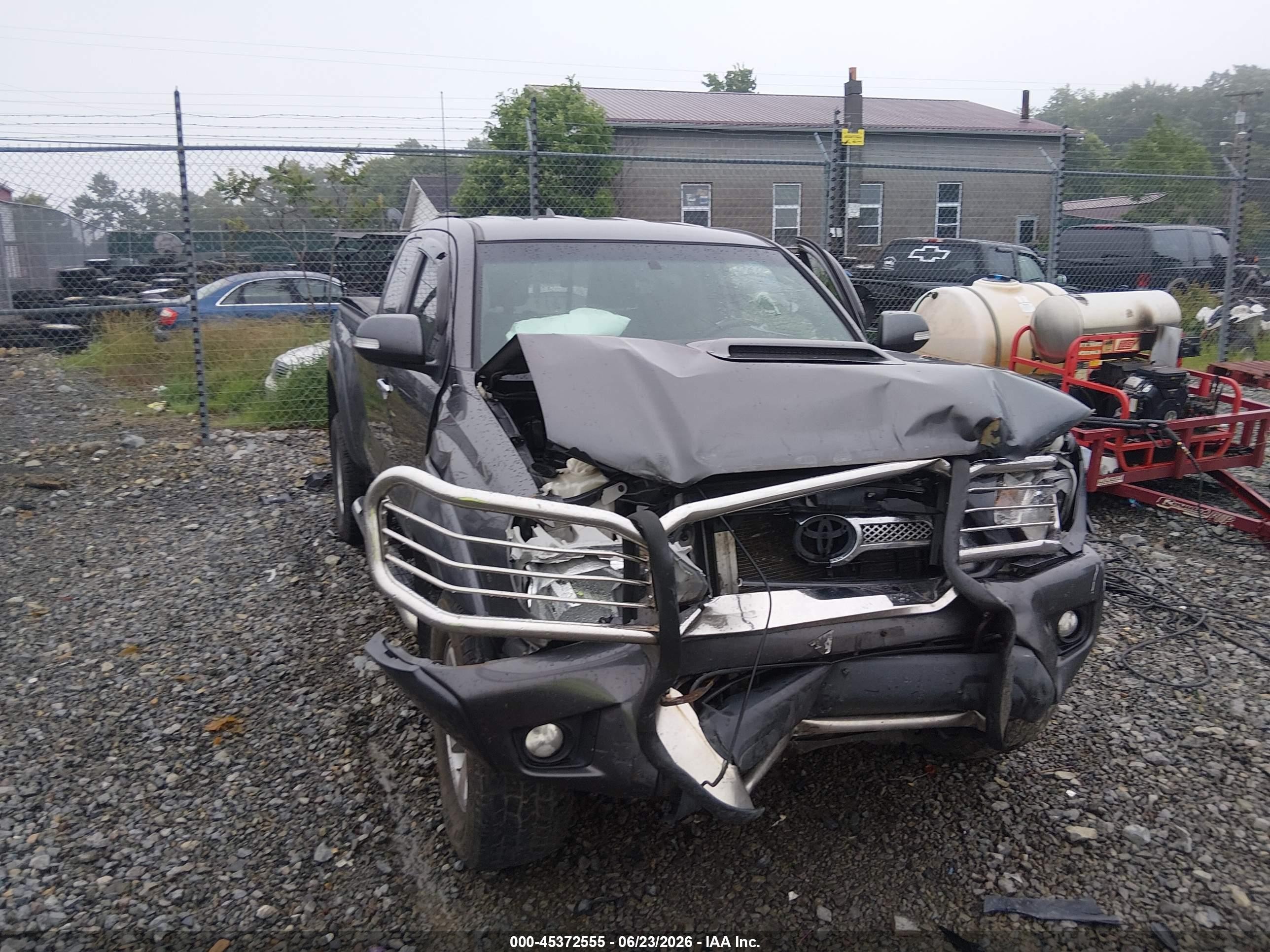2014 Toyota Tacoma Base V6 Серый vin: 5TFUU4EN2EX085696