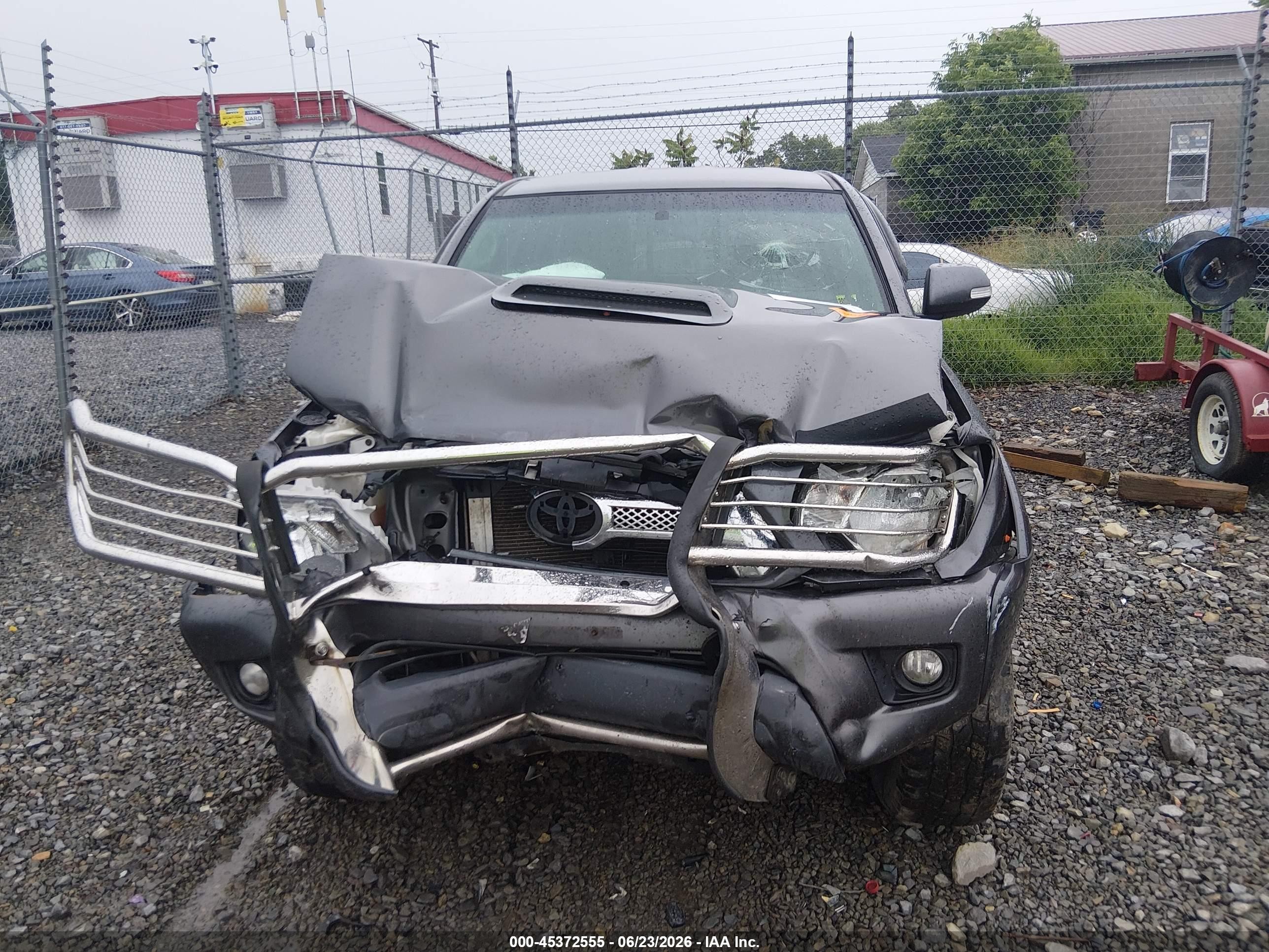2014 Toyota Tacoma Base V6 Серый vin: 5TFUU4EN2EX085696