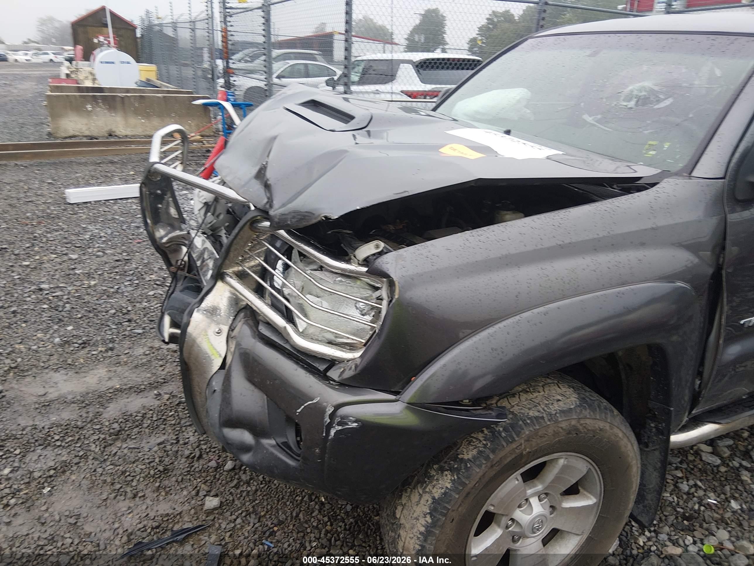 2014 Toyota Tacoma Base V6 Серый vin: 5TFUU4EN2EX085696