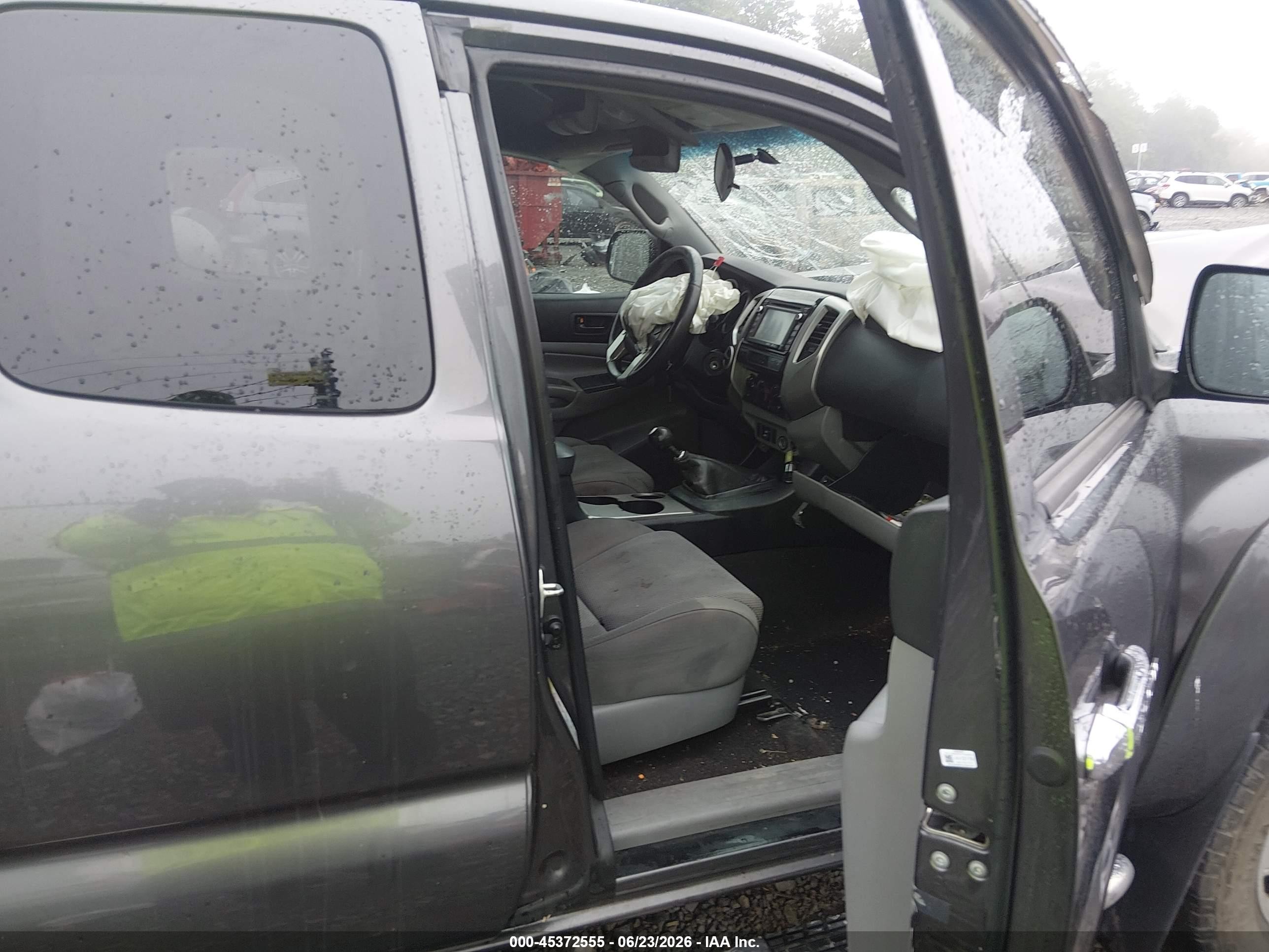 2014 Toyota Tacoma Base V6 Серый vin: 5TFUU4EN2EX085696
