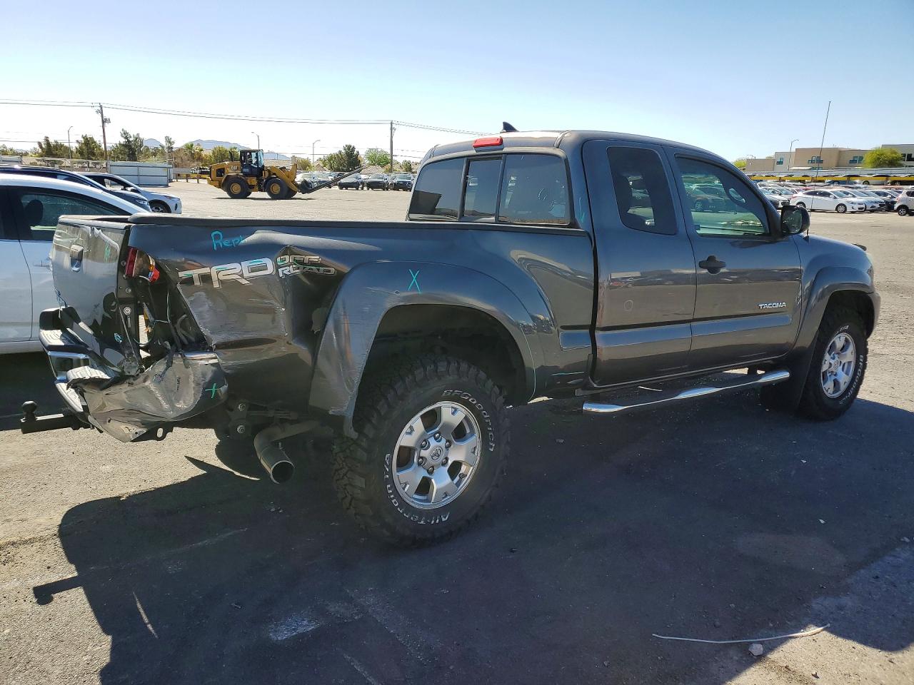 2015 Toyota Tacoma V6 Gray vin: 5TFUU4EN2FX141167