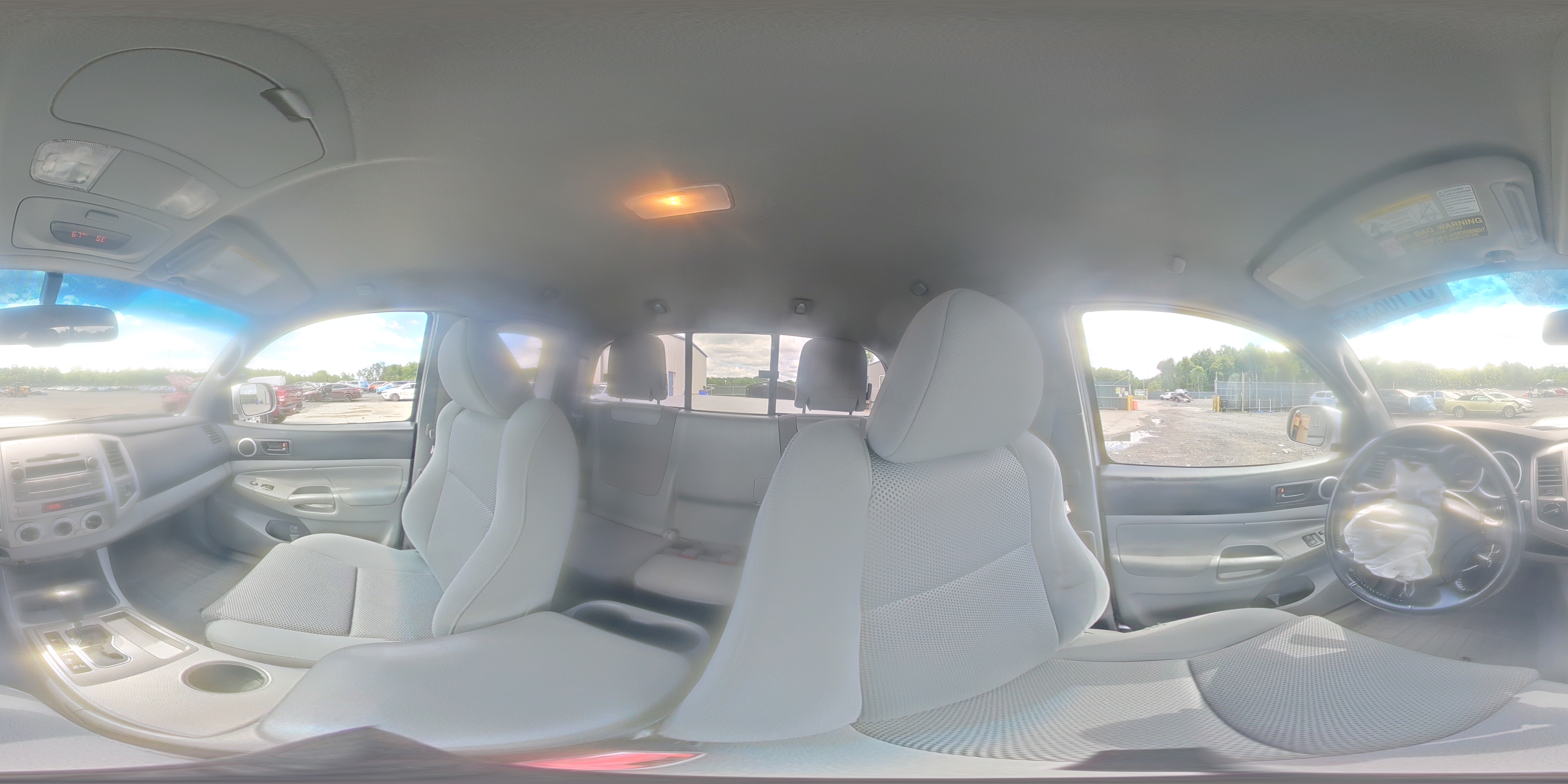 2011 Toyota Tacoma Access Cab Silver vin: 5TFUU4EN3BX014292
