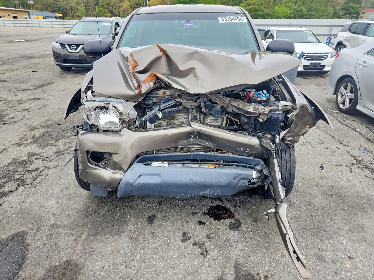 2012 Toyota Tacoma V6 Brown vin: 5TFUU4EN3CX022846