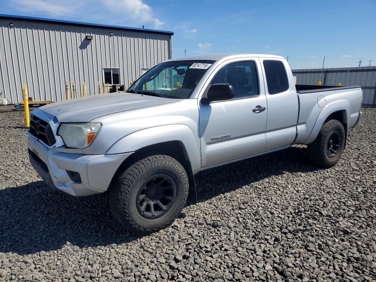 2013 Toyota Tacoma V6 Silver vin: 5TFUU4EN3DX080599