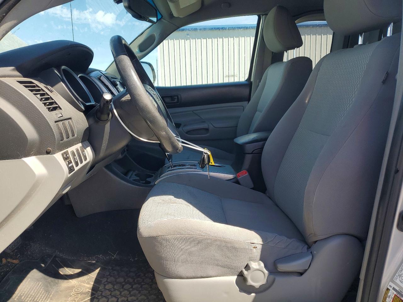 2013 Toyota Tacoma V6 Silver vin: 5TFUU4EN3DX080599