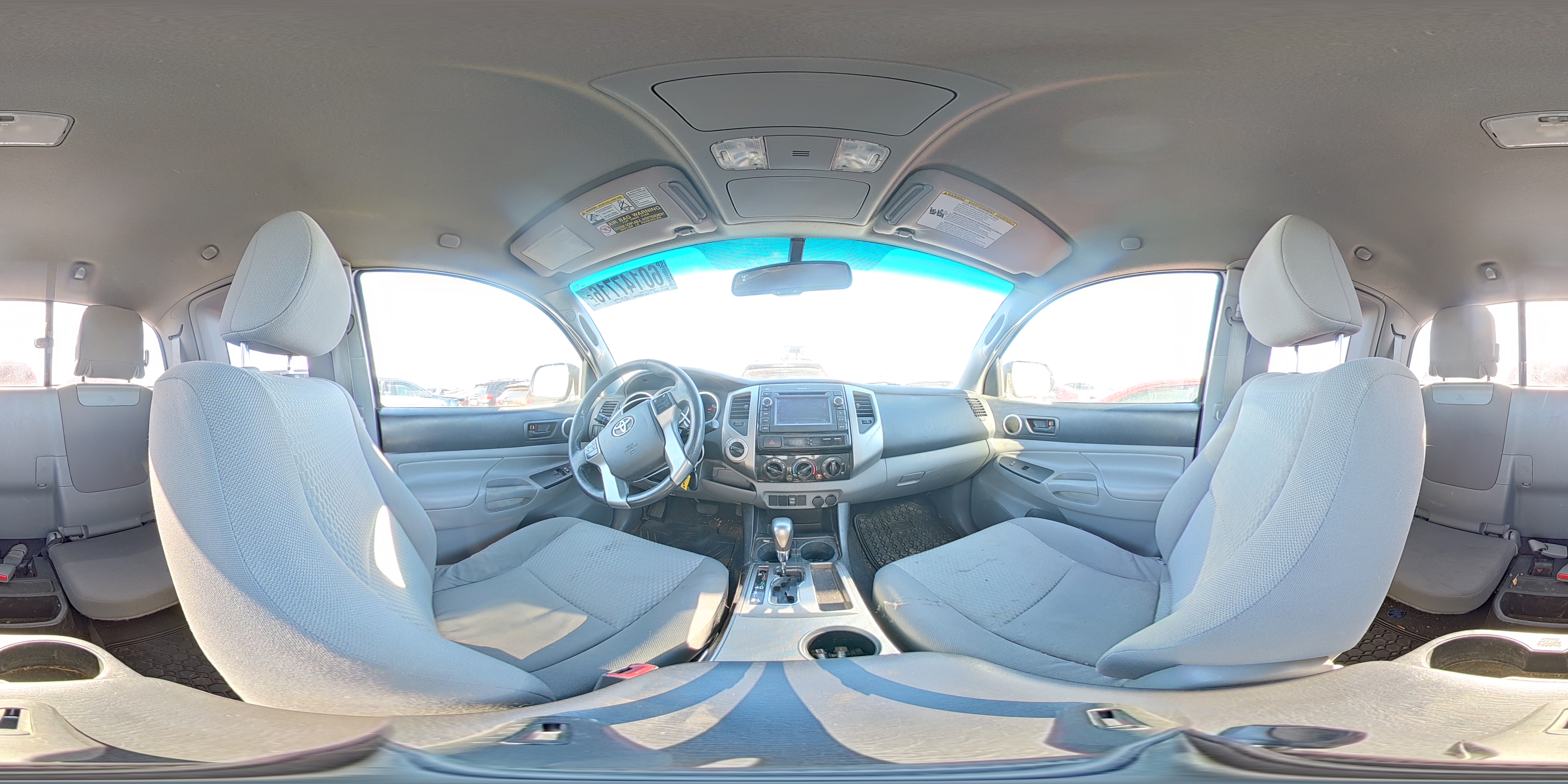 2013 Toyota Tacoma V6 Silver vin: 5TFUU4EN3DX080599